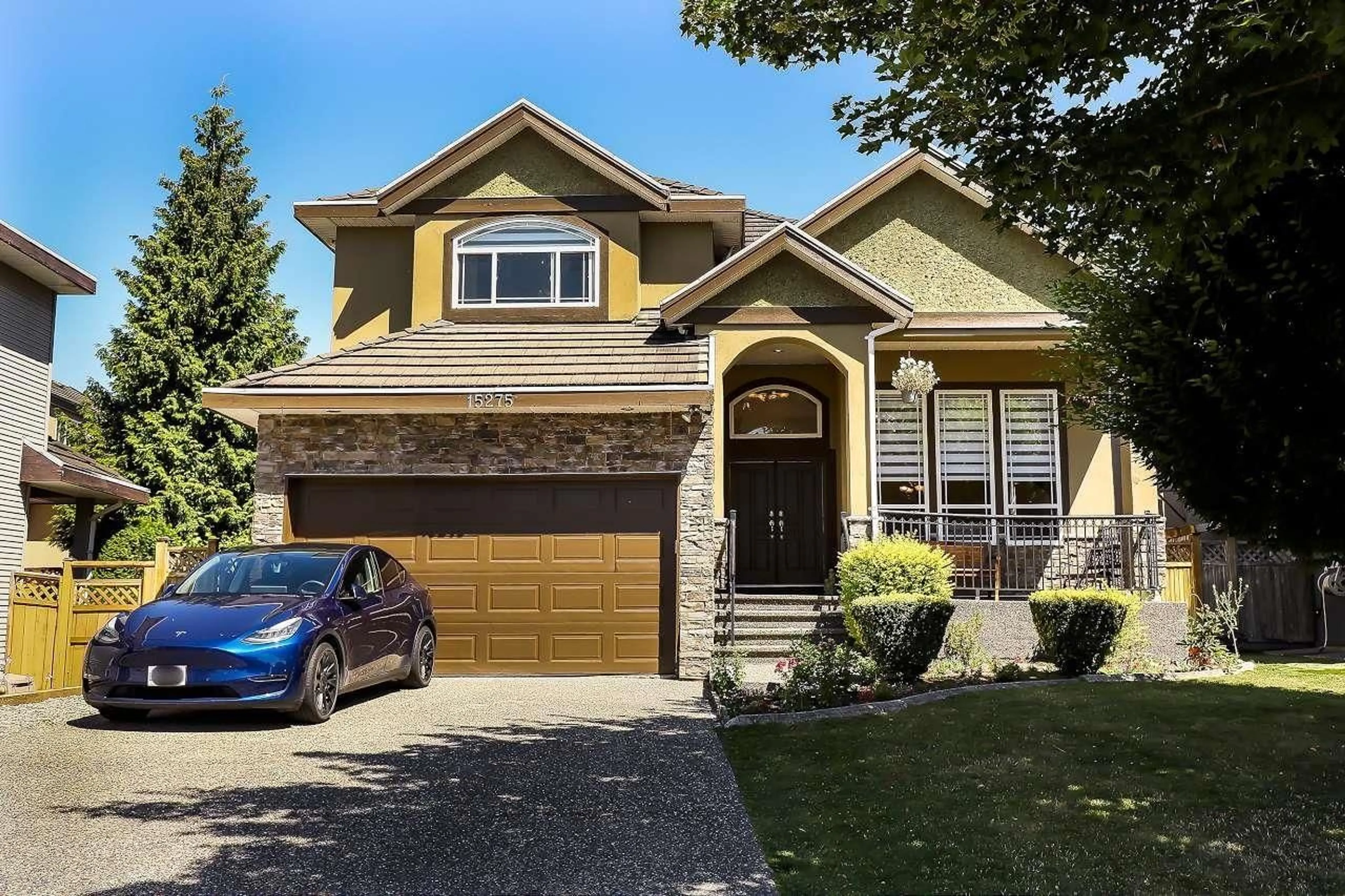 Home with brick exterior material, street for 15275 83B, Surrey British Columbia V3S8M8