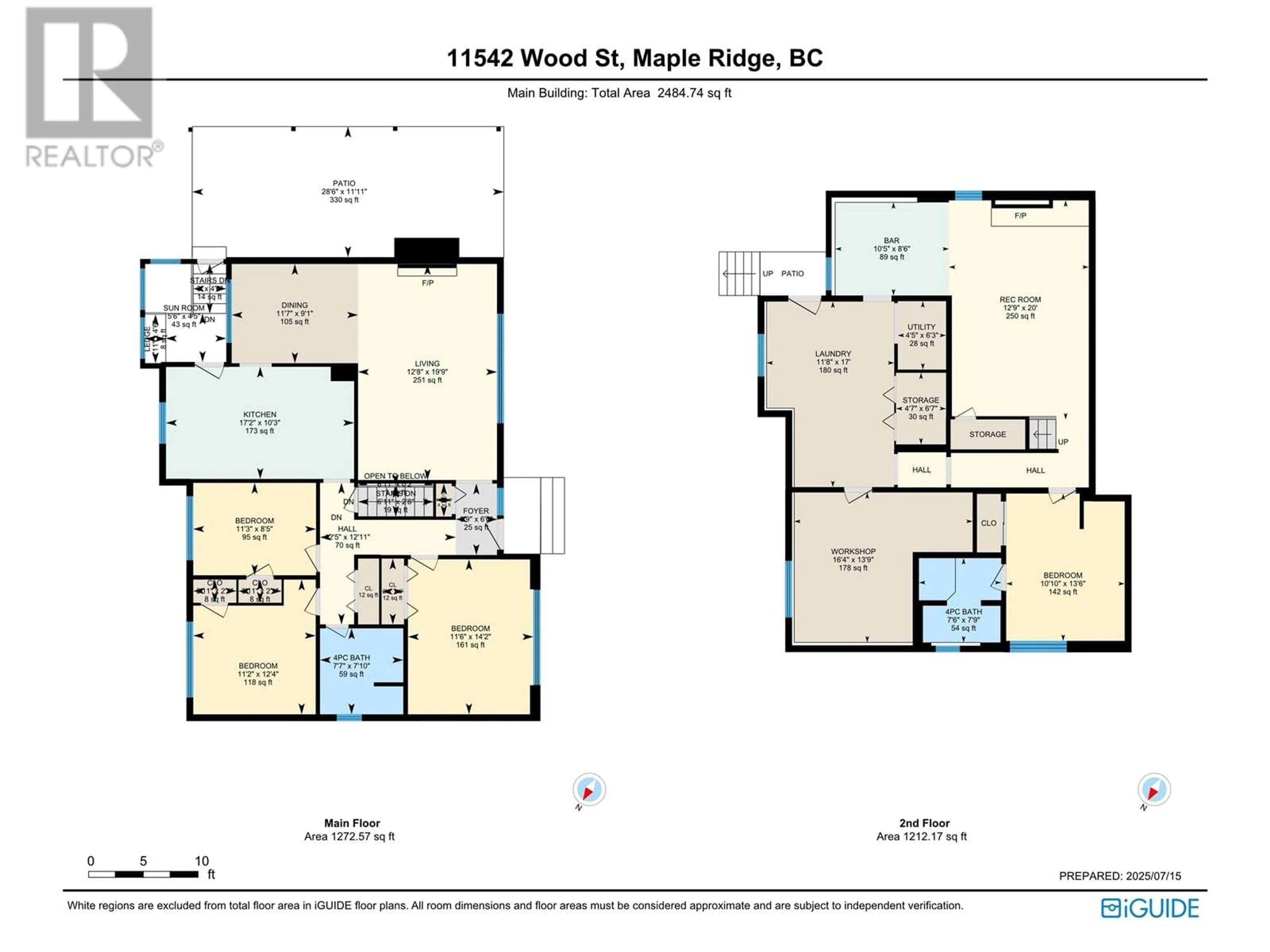 Floor plan for 11542 WOOD STREET, Maple Ridge British Columbia V2X4Z9