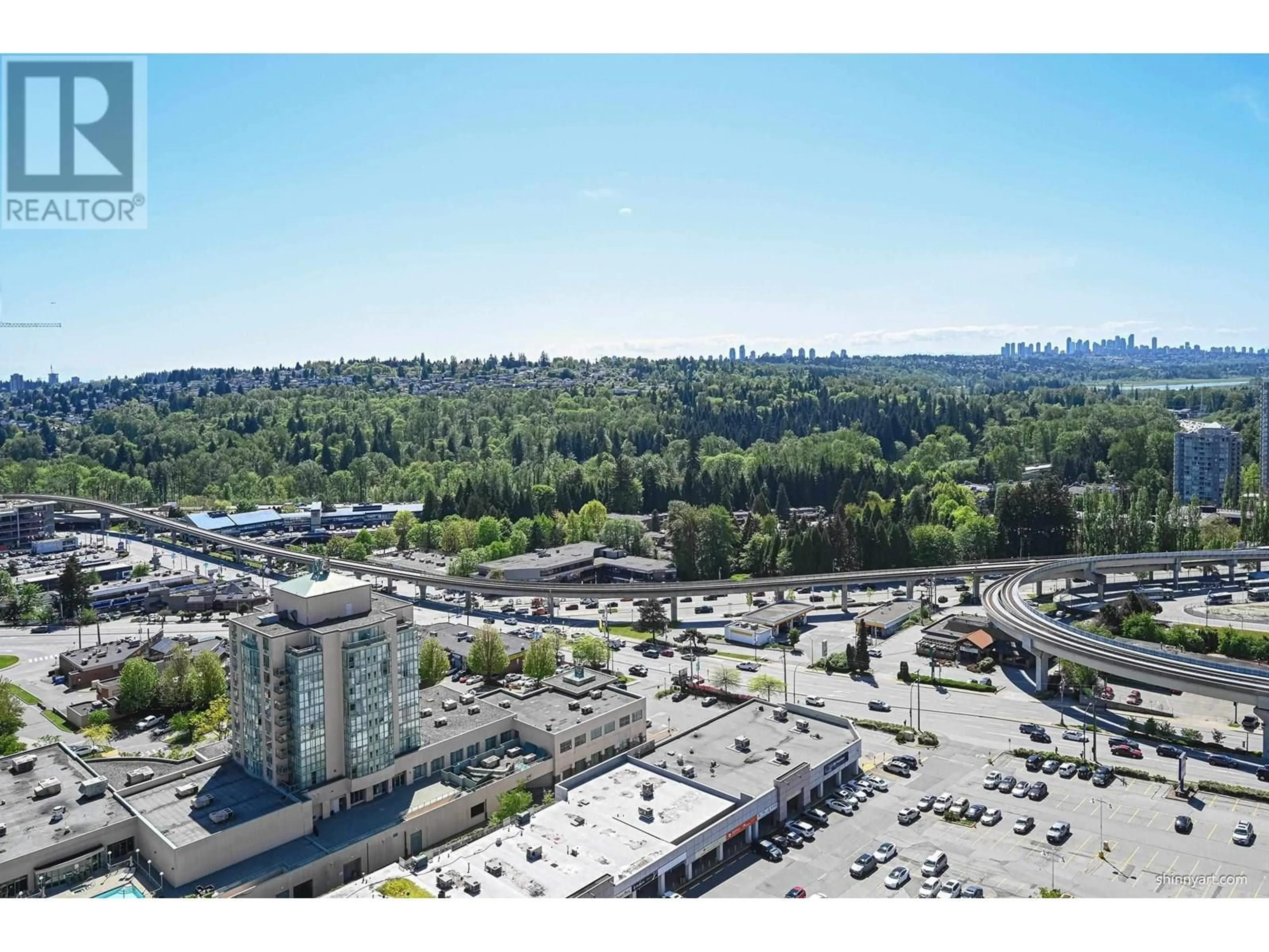 A pic from outside/outdoor area/front of a property/back of a property/a pic from drone, city buildings view from balcony for 2109 - 450 WESTVIEW STREET, Coquitlam British Columbia V3K6C3