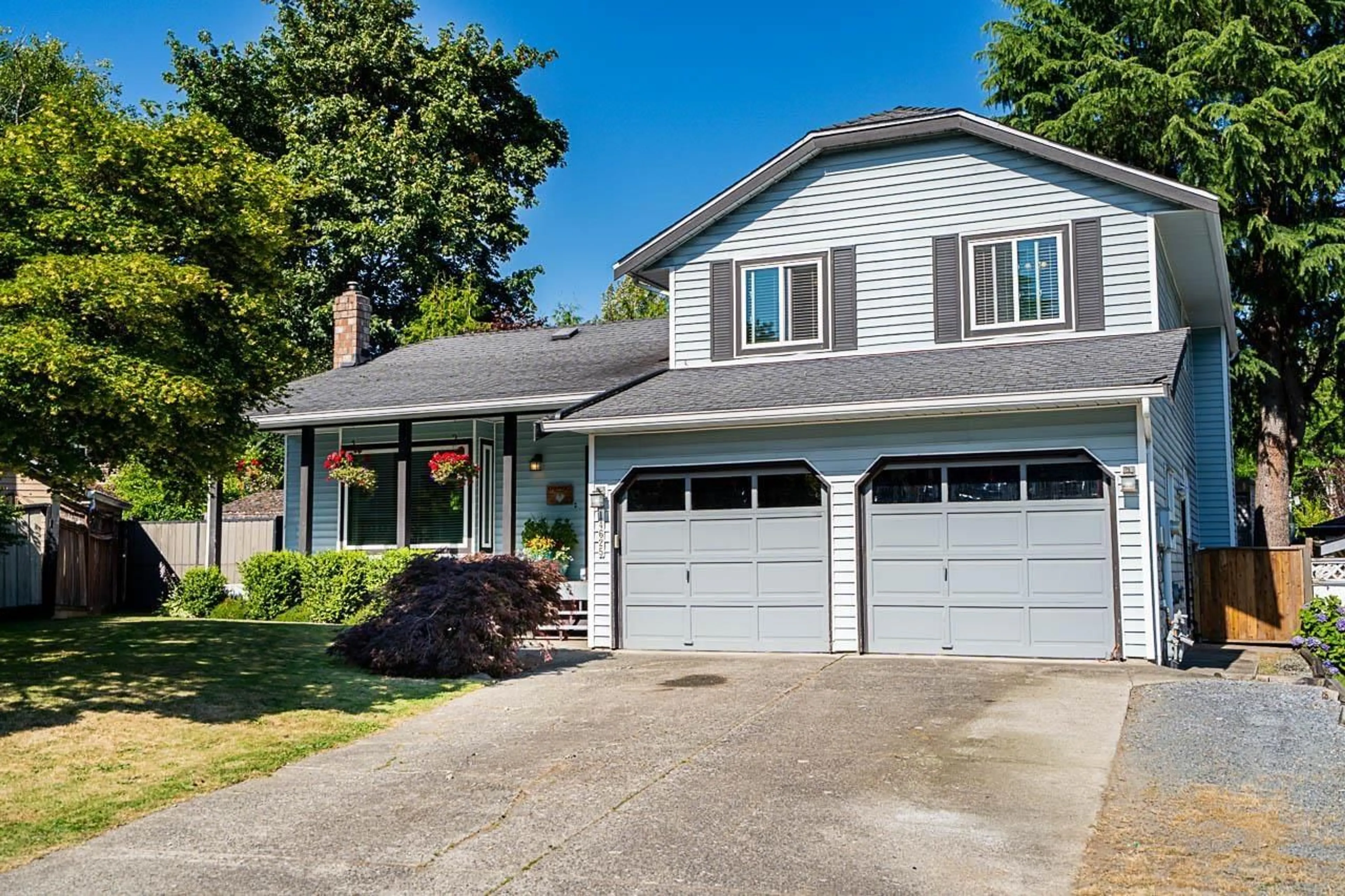 Home with vinyl exterior material, street for 14625 86B, Surrey British Columbia V3S6N2