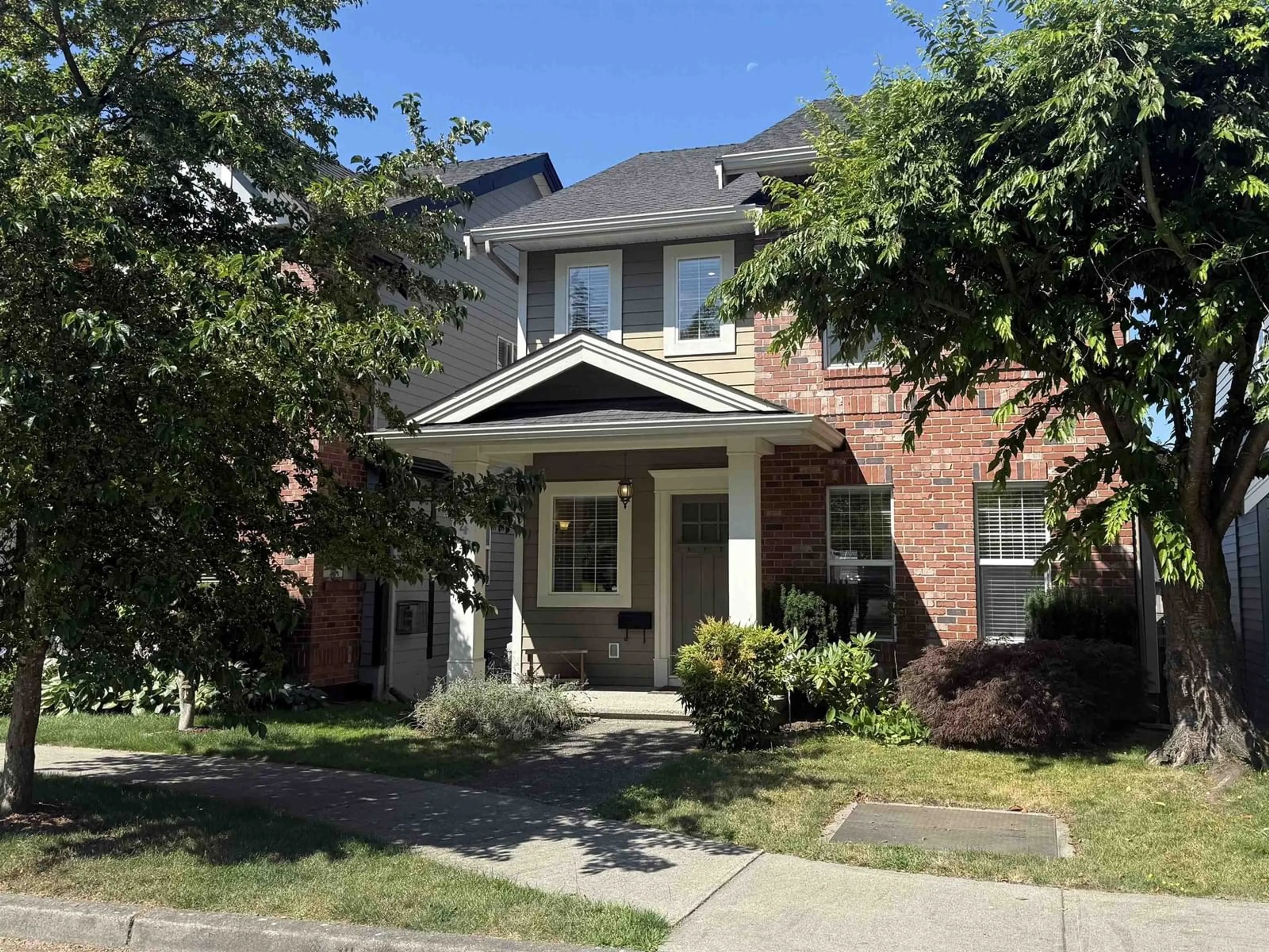 Home with brick exterior material, street for 3449 148A, Surrey British Columbia V4P0B9