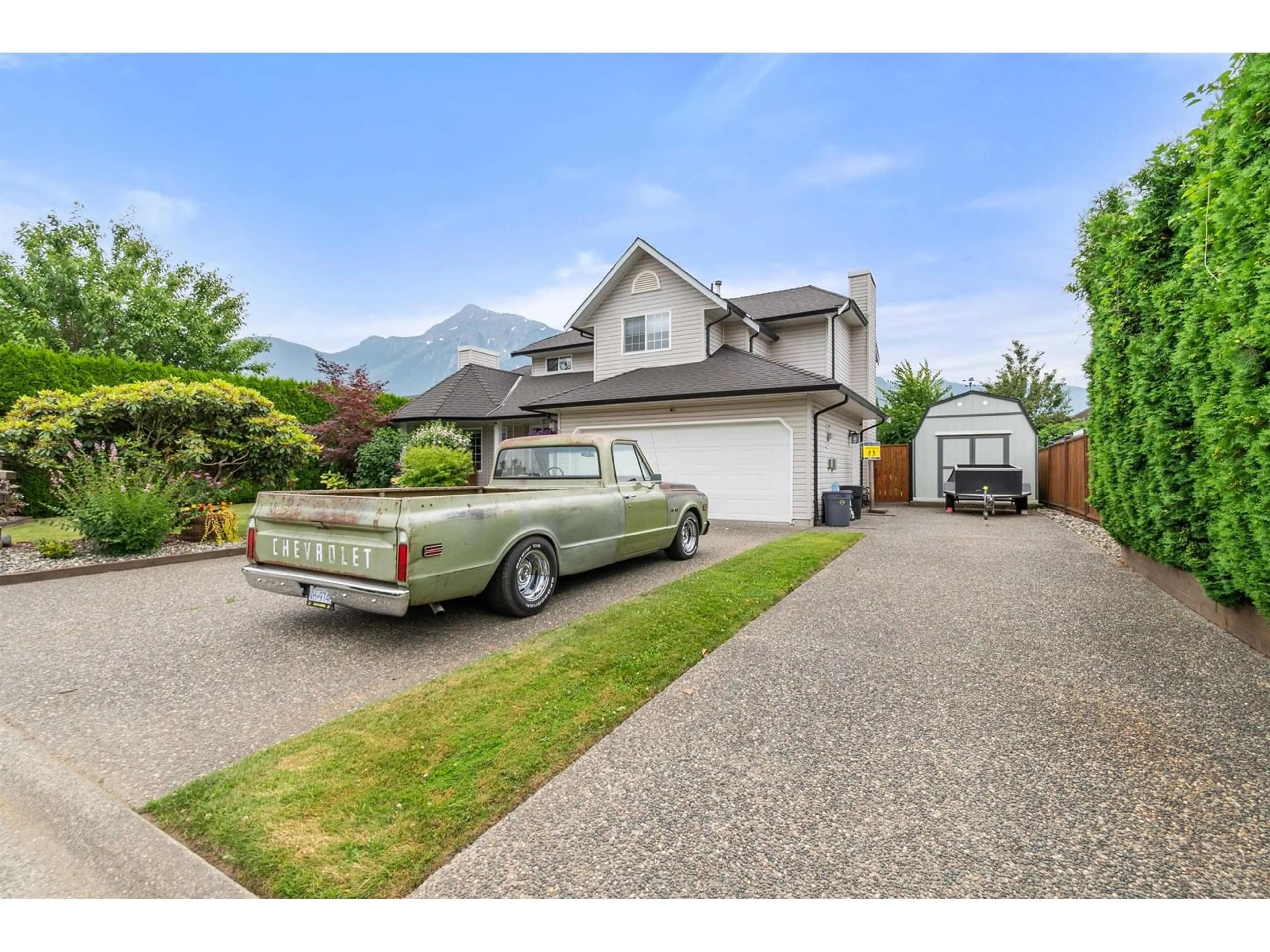 Home with vinyl exterior material, street for 7474 ARBUTUS DRIVE, Agassiz British Columbia V0M1A2