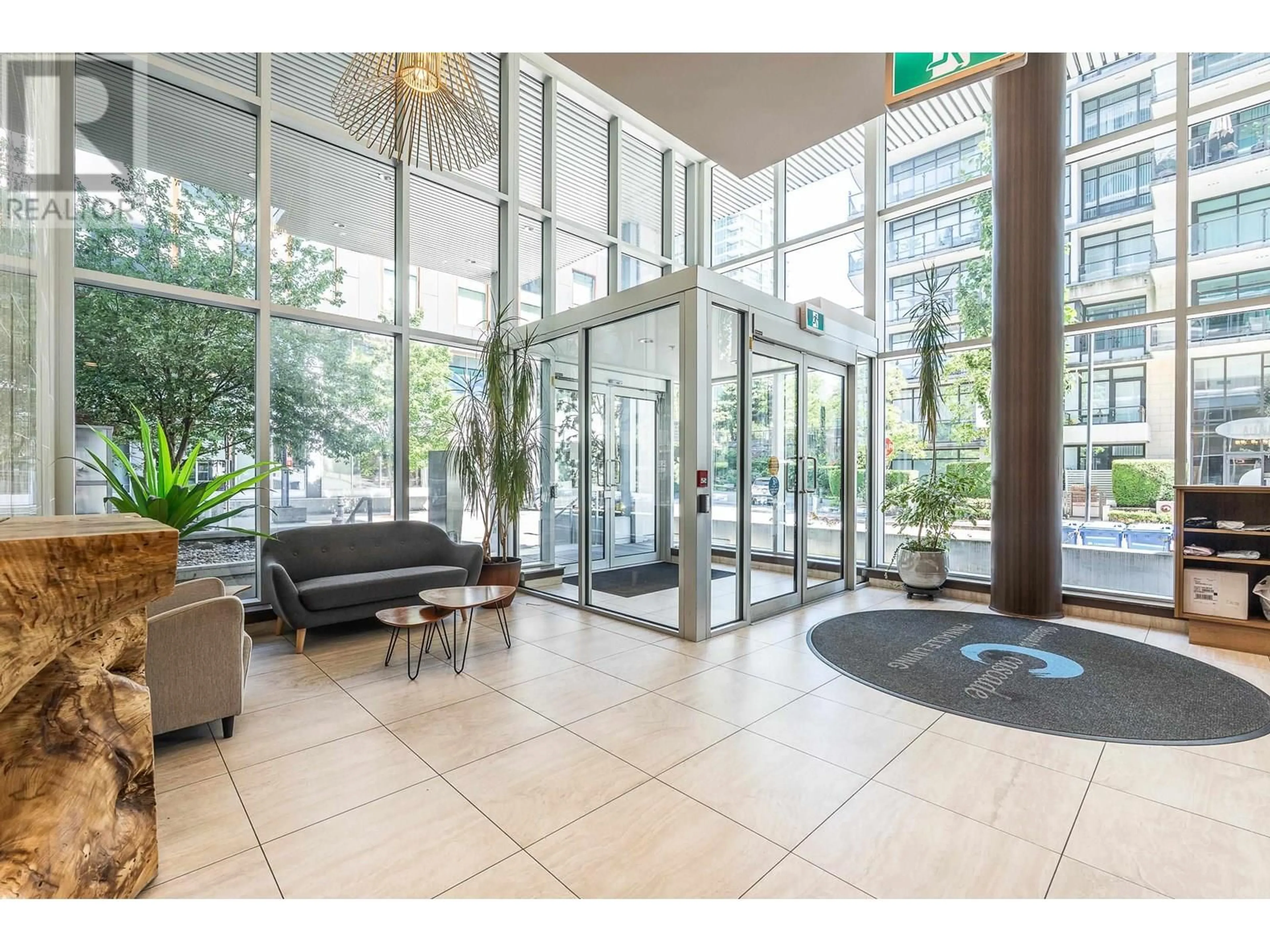 Indoor foyer for 703 - 175 VICTORY SHIP WAY, North Vancouver British Columbia V7L0G1