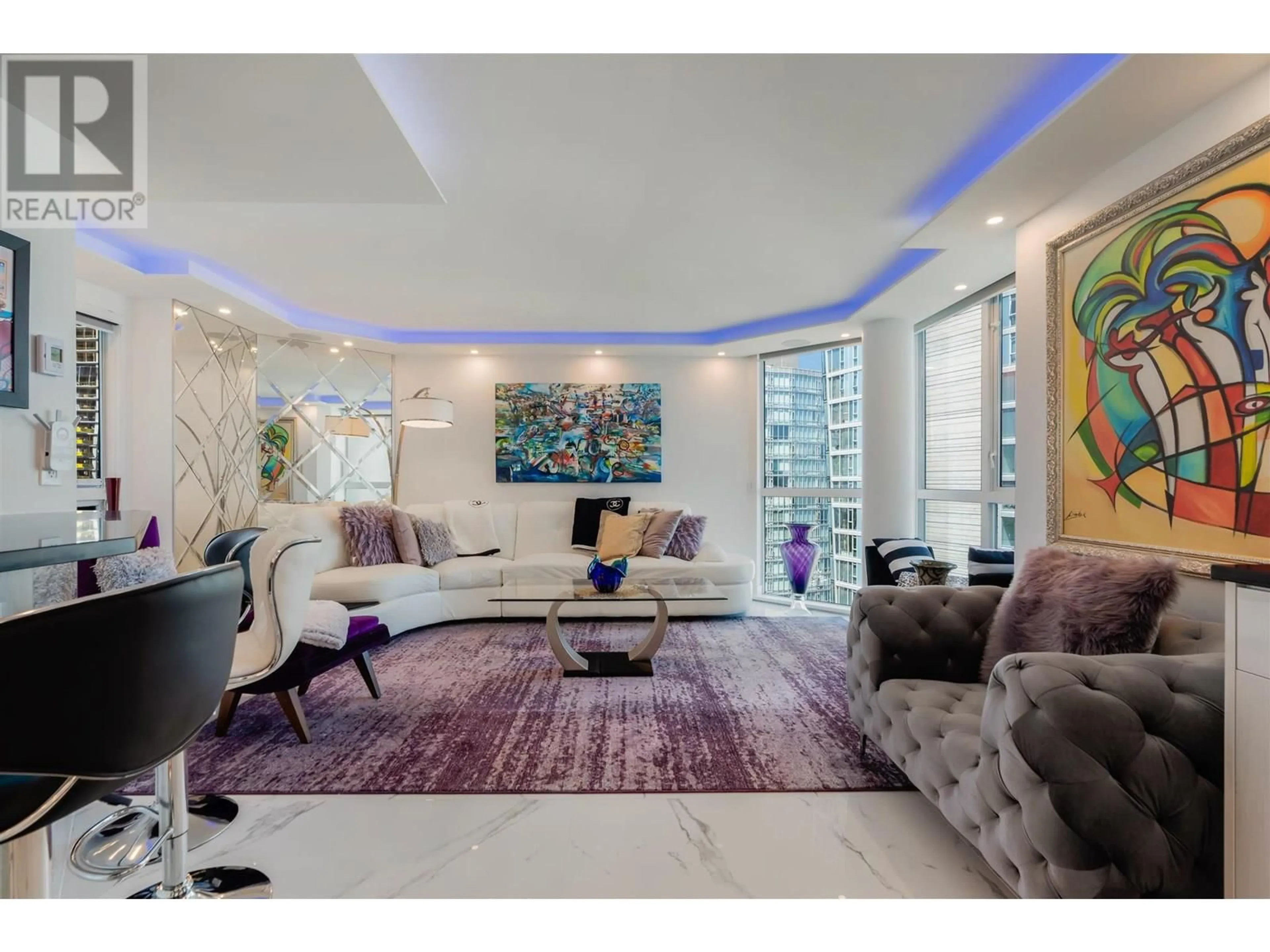 Living room with furniture, unknown for 1801 - 1415 GEORGIA STREET, Vancouver British Columbia V6G3C8