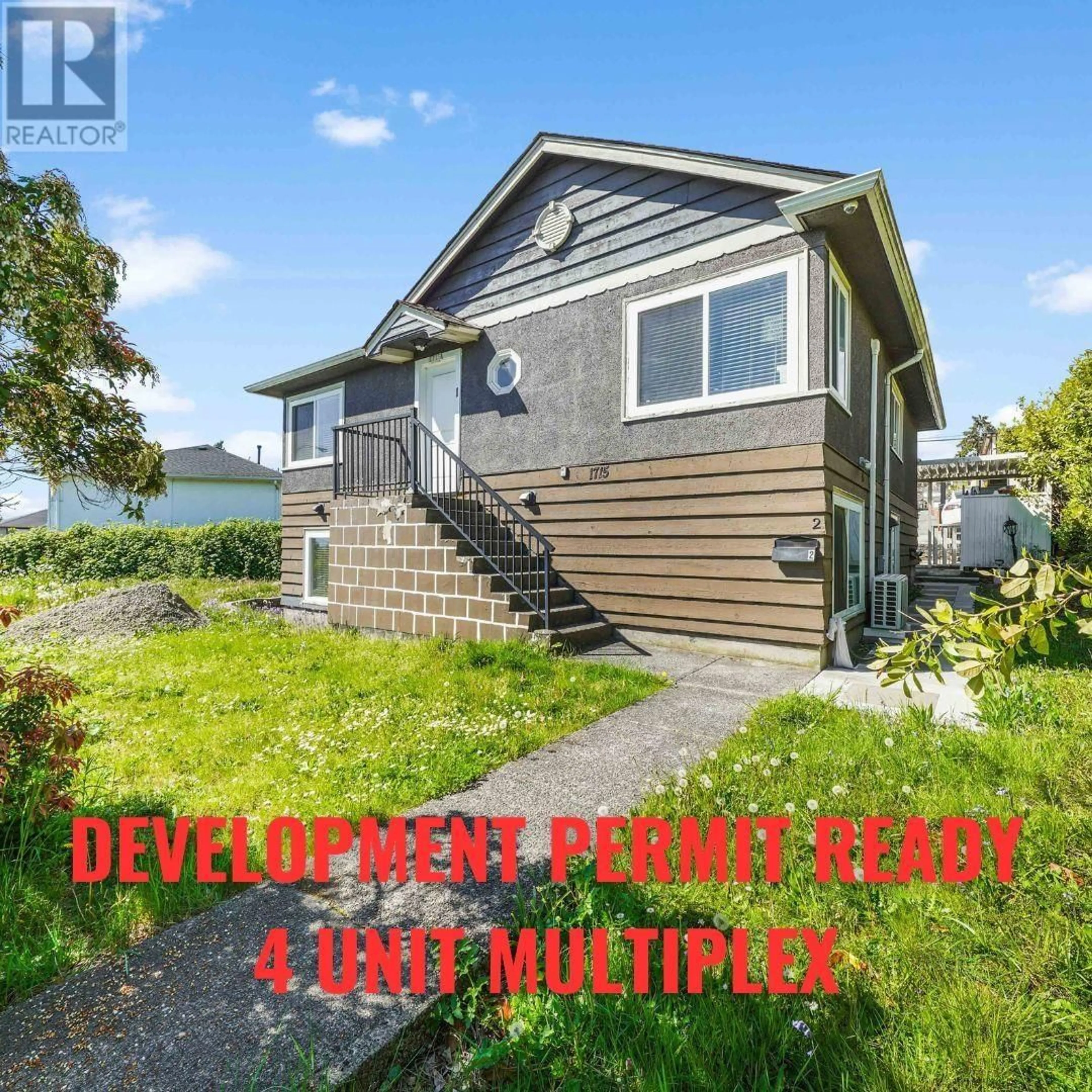 Home with vinyl exterior material, street for 1715 MARINE DRIVE, Vancouver British Columbia V5P2R7