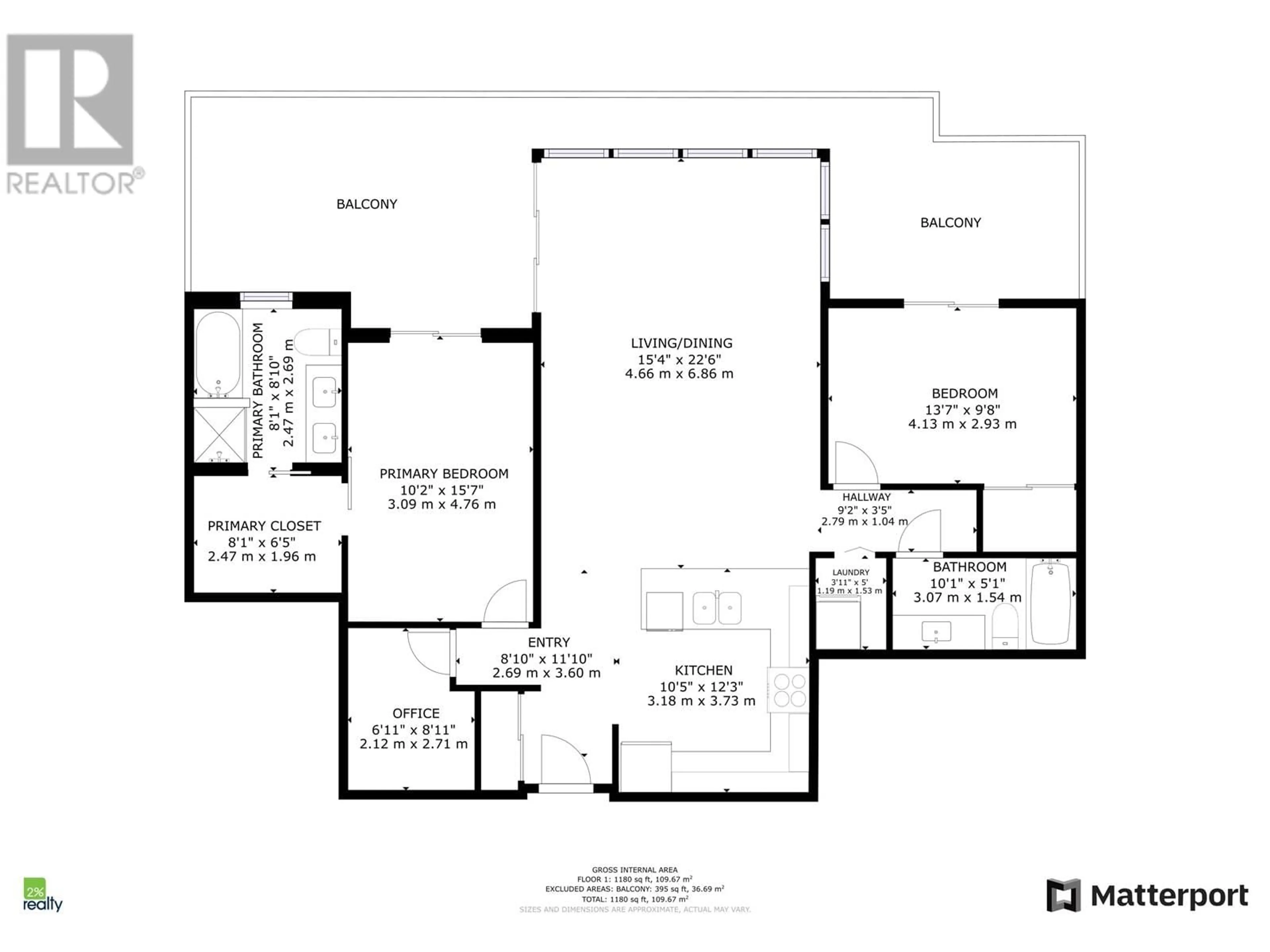 Floor plan for 404 - 2460 KELLY AVENUE, Port Coquitlam British Columbia V3C0E3