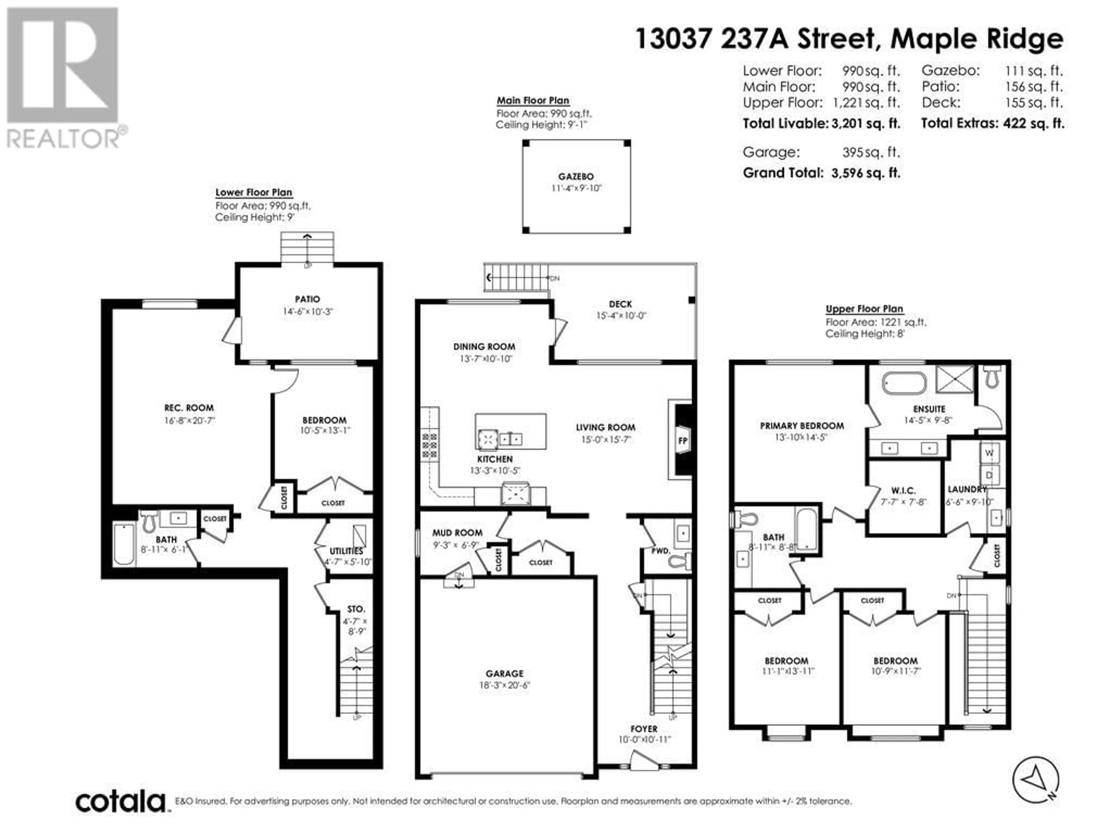 Floor plan for 13037 237A STREET, Maple Ridge British Columbia V4R2S4