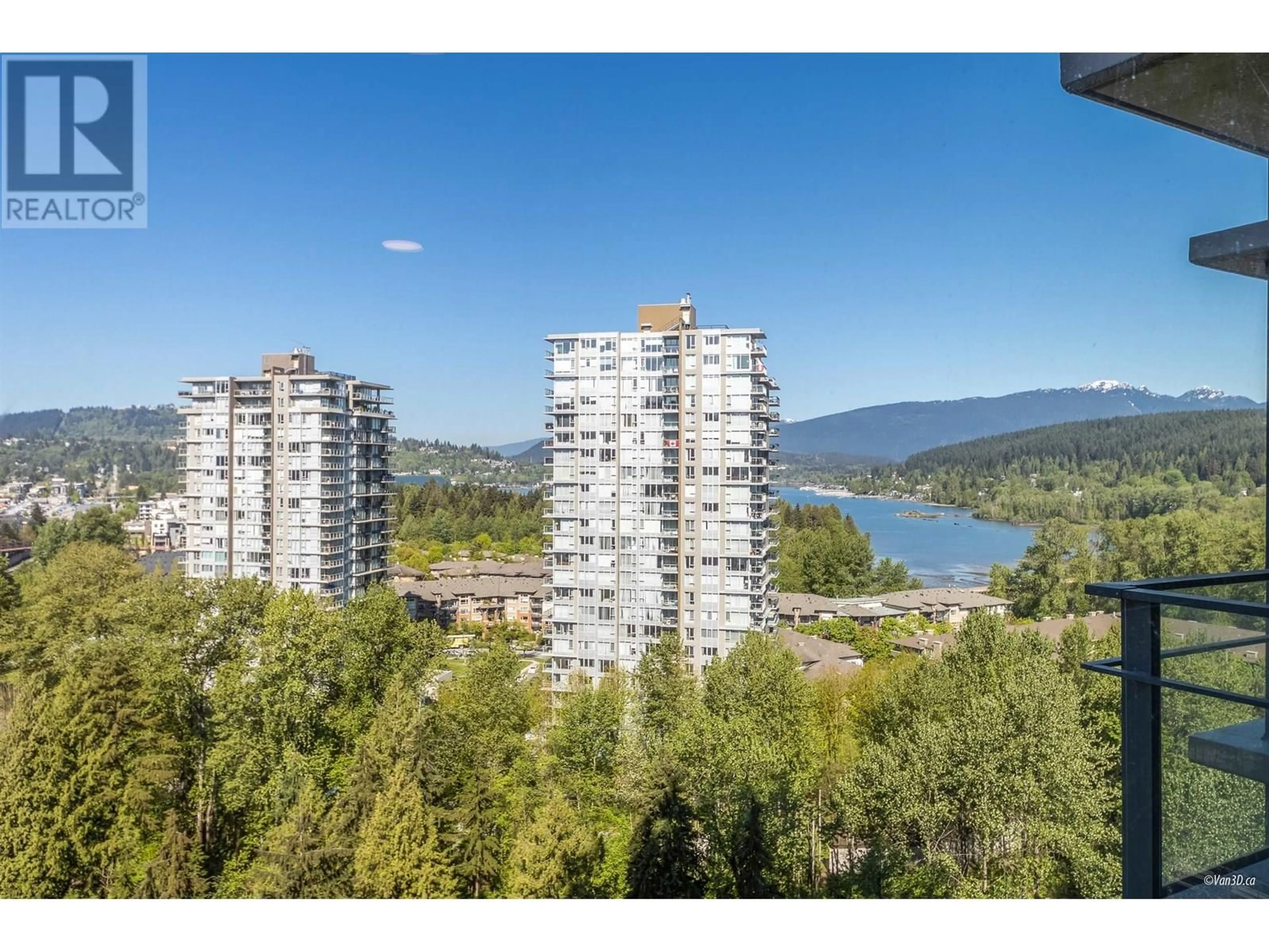 Balcony in the apartment, water/lake/river/ocean view for 1801 - 301 CAPILANO ROAD, Port Moody British Columbia V3H0G6
