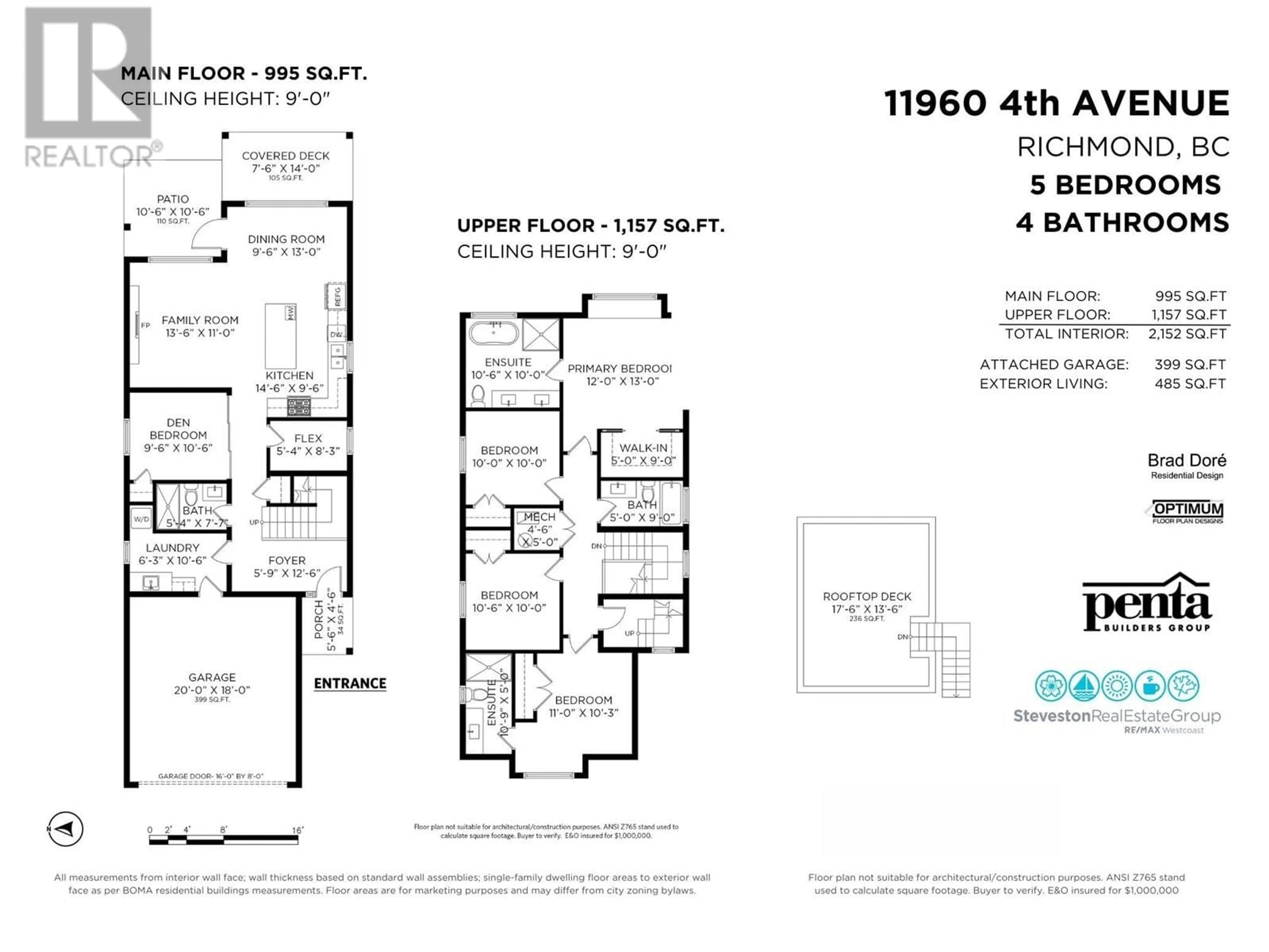 Floor plan for 11960 4TH AVENUE, Richmond British Columbia V7E3H8