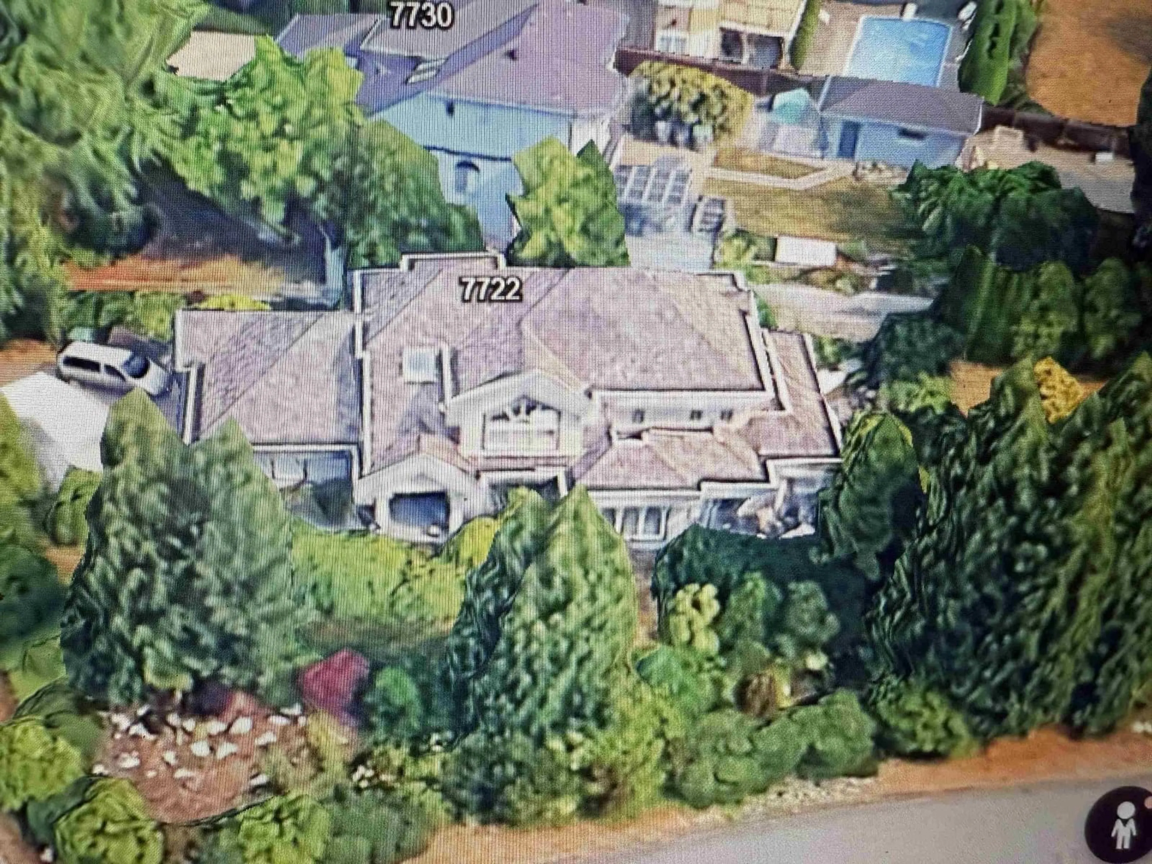 A pic from outside/outdoor area/front of a property/back of a property/a pic from drone, unknown for 7722 163RD, Surrey British Columbia V4N0L1