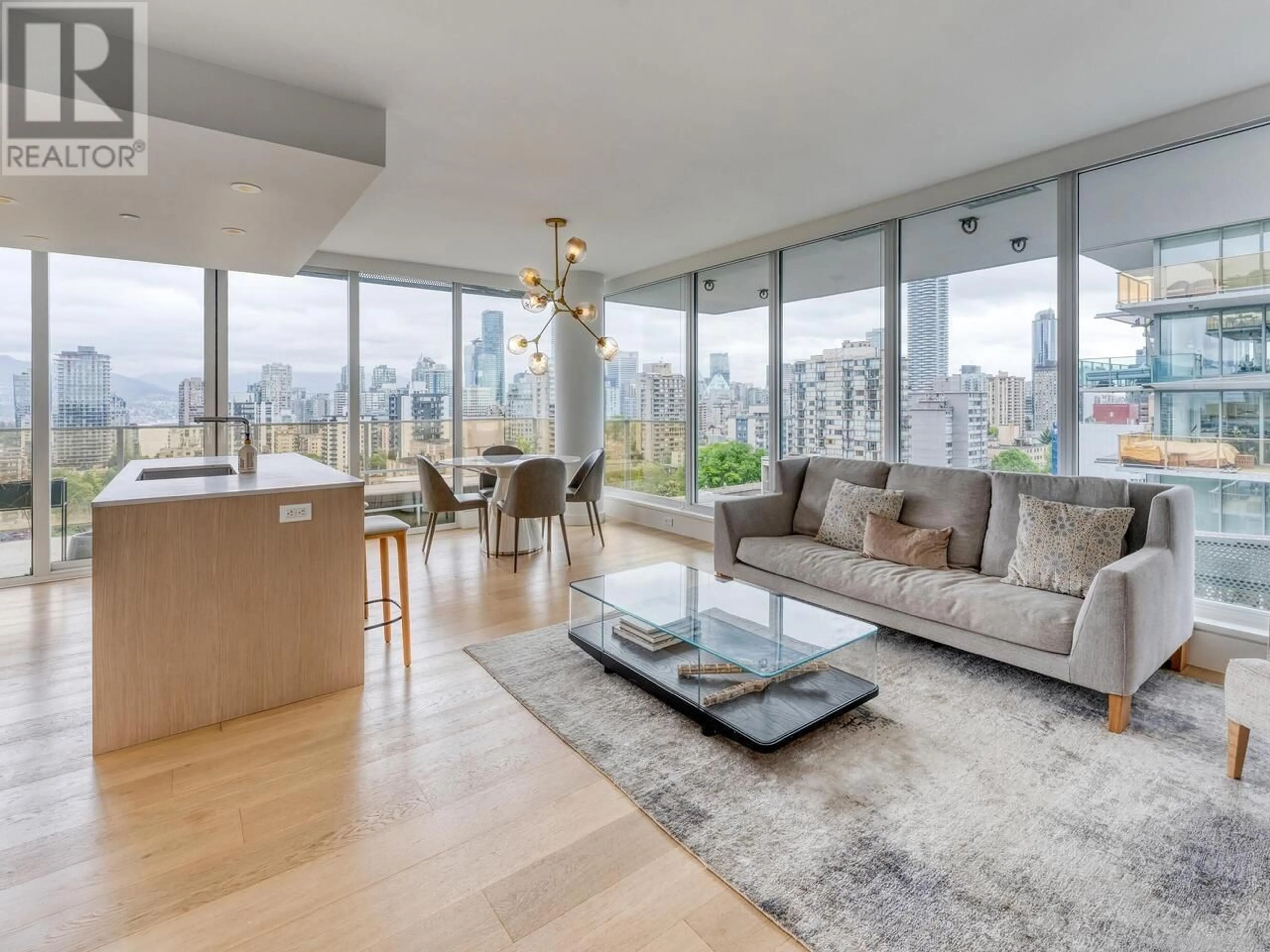 Living room with furniture, unknown for 1704 - 1180 BROUGHTON STREET, Vancouver British Columbia V6G2B1