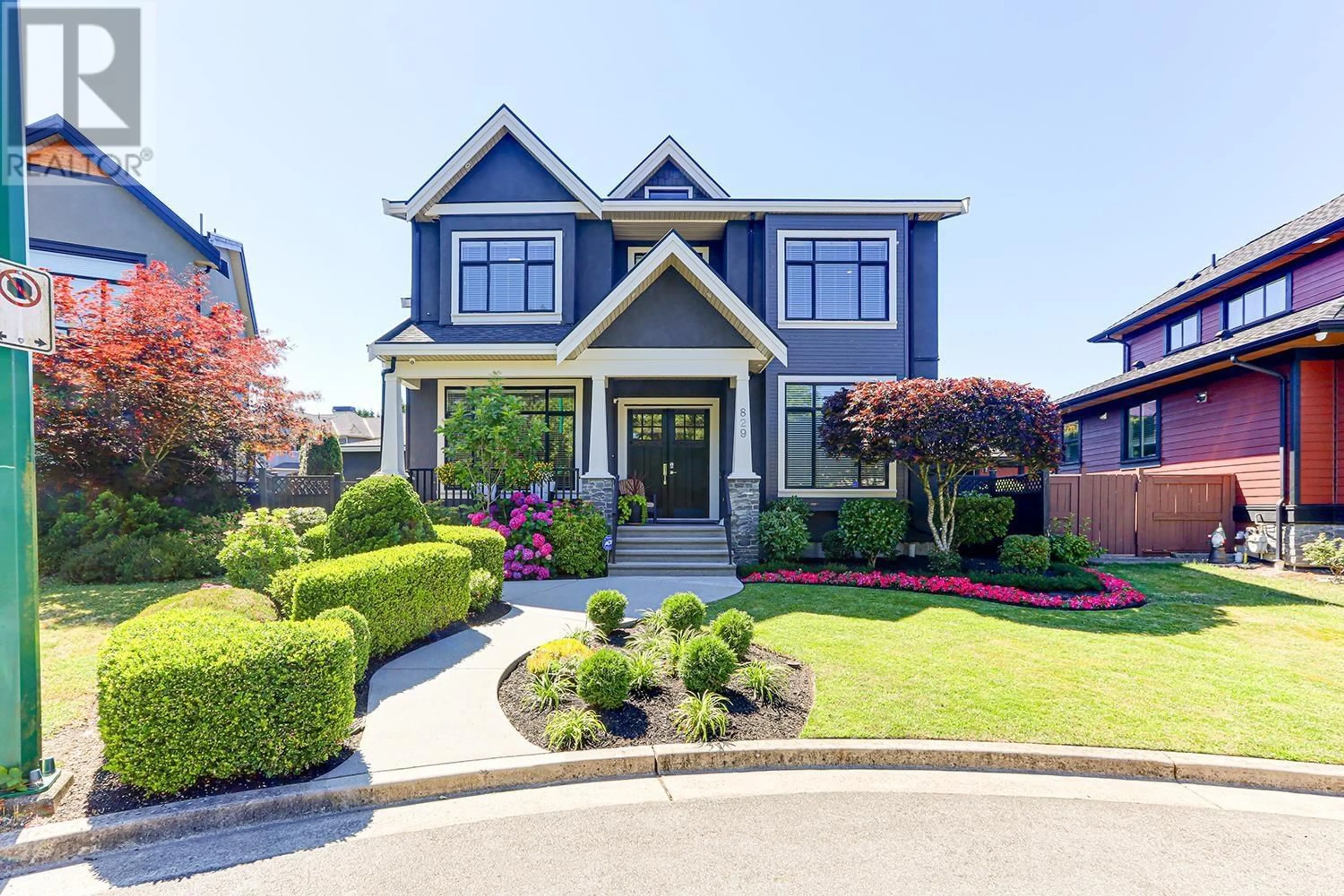 Home with brick exterior material, street for 829 LAIRD COURT, Burnaby British Columbia V3B0A6