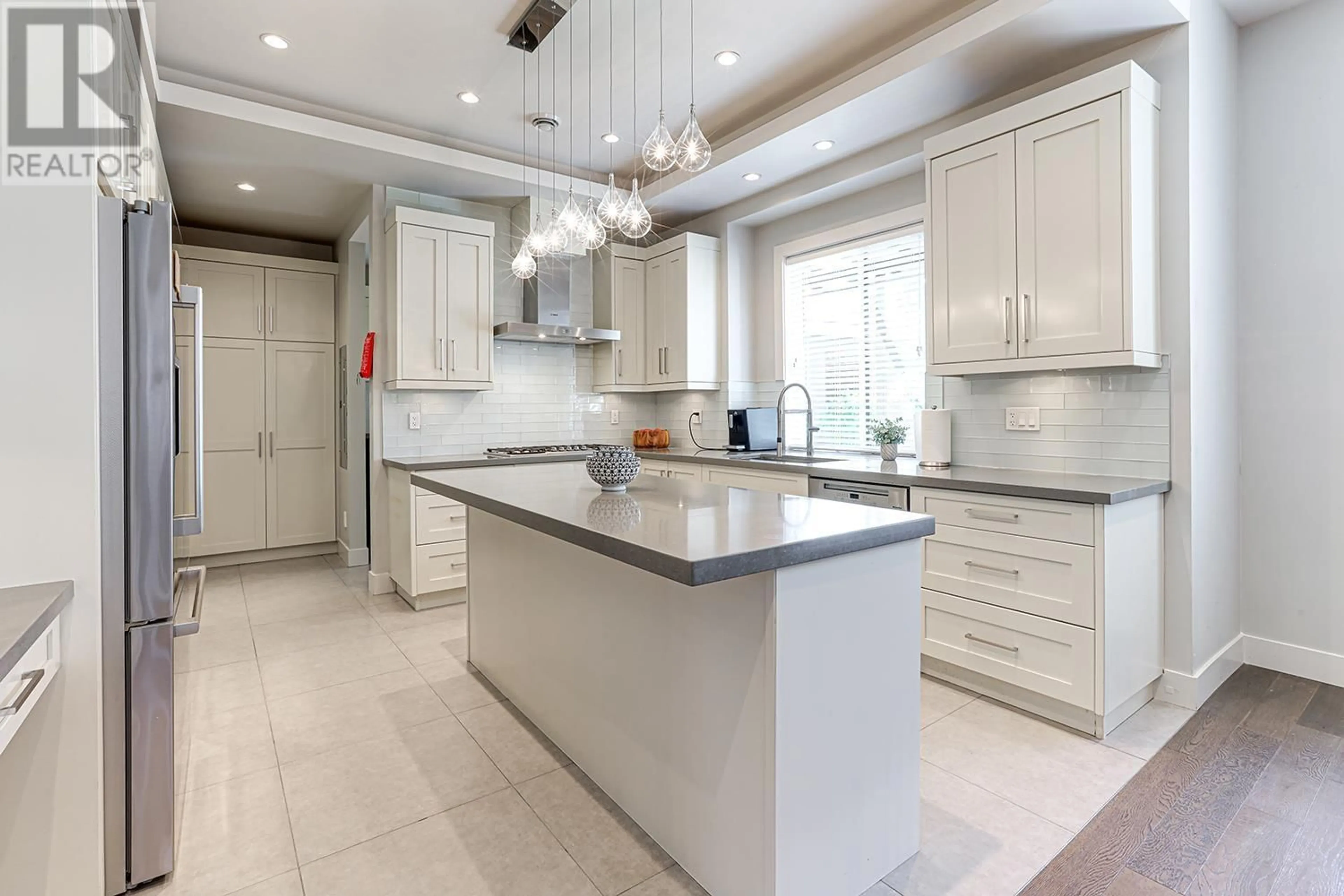 Contemporary kitchen, ceramic/tile floor for 829 LAIRD COURT, Burnaby British Columbia V5B0A6