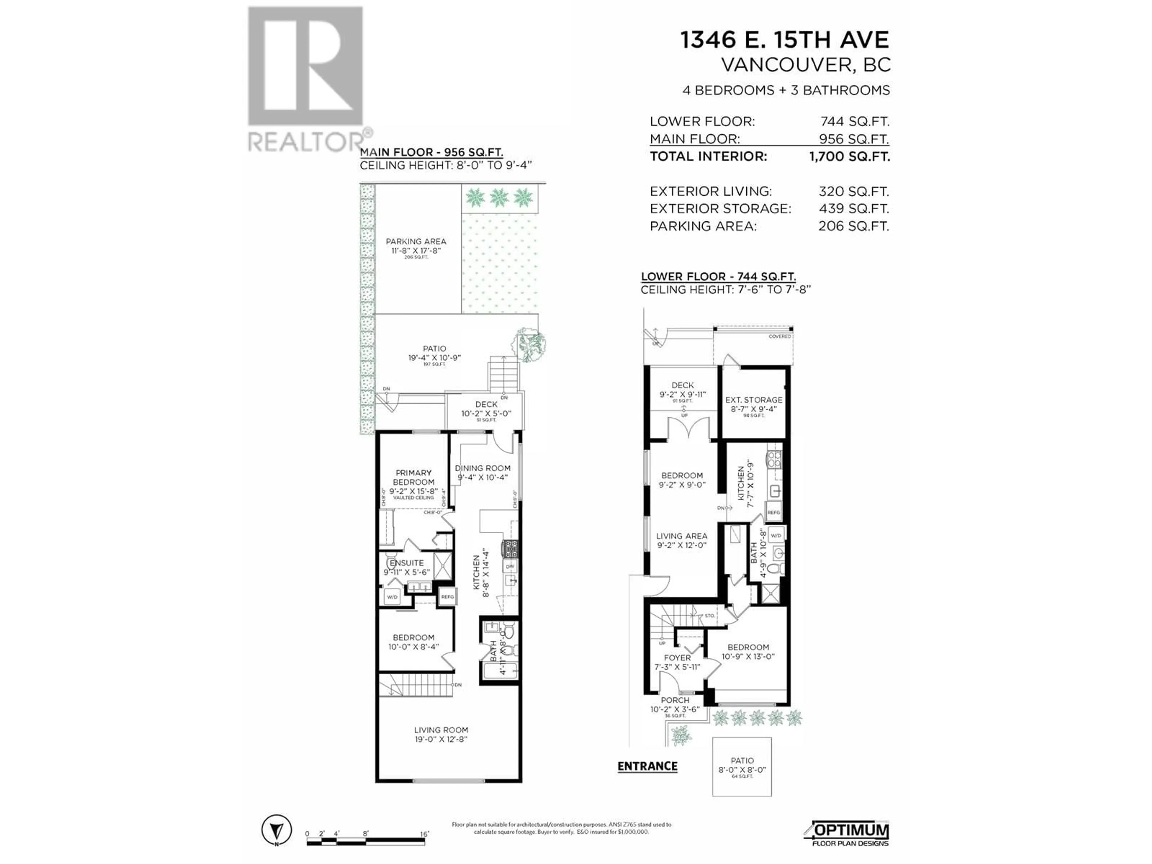 Floor plan for 1346 15TH AVENUE, Vancouver British Columbia V5N2E4