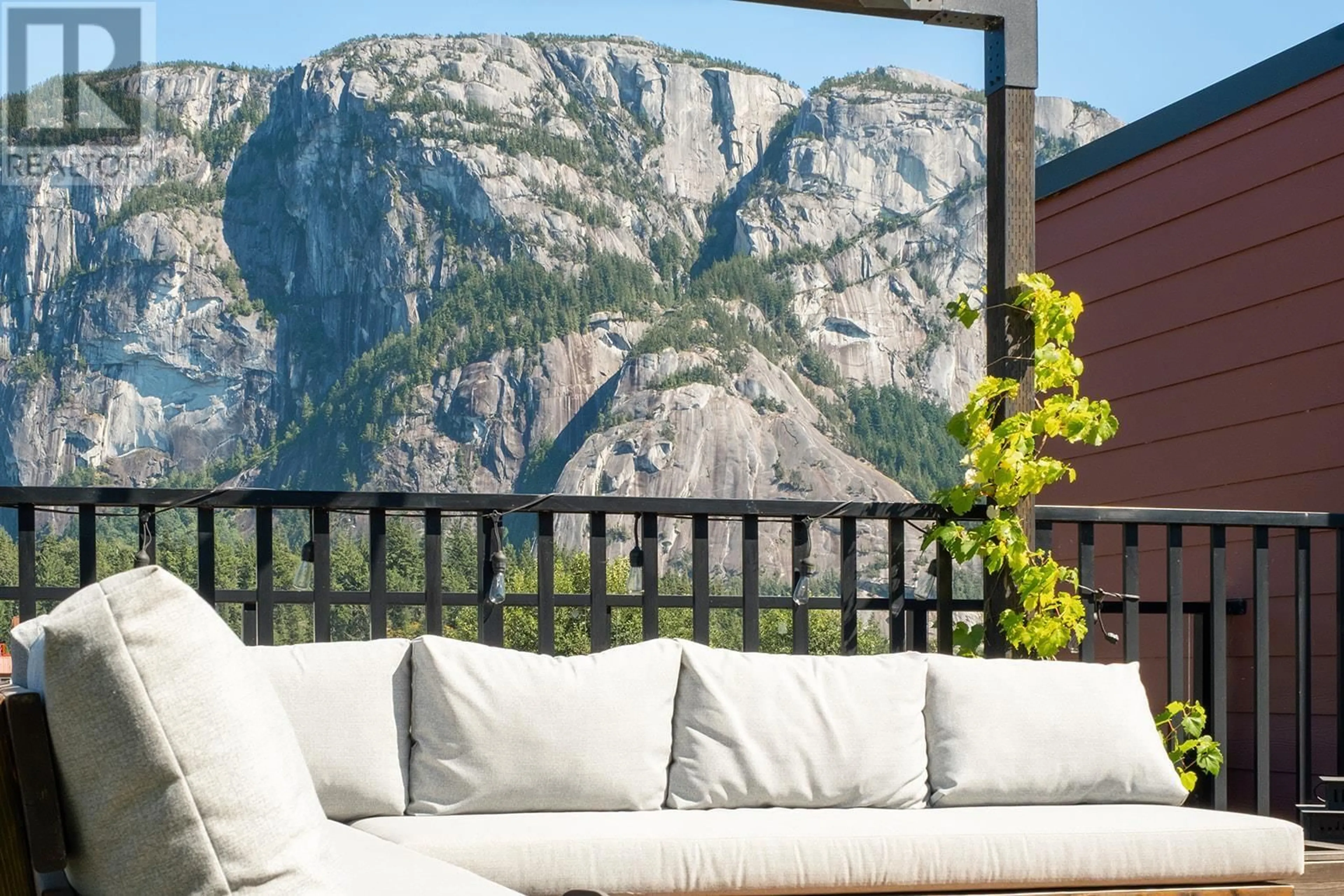 Balcony in the apartment, mountain view for 213 - 37842 THIRD AVENUE, Squamish British Columbia V8B1B9