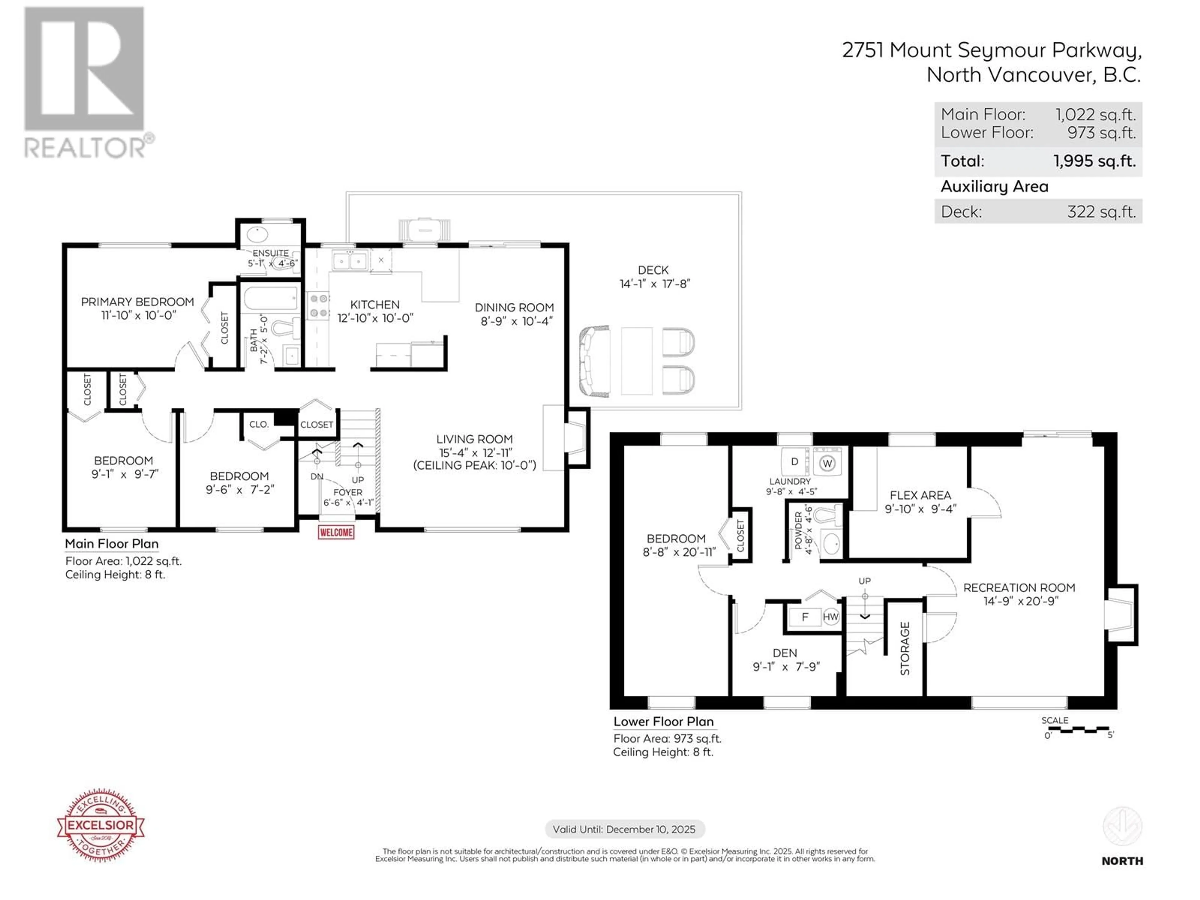 Floor plan for 2751 MT SEYMOUR PARKWAY, North Vancouver British Columbia V7H1E8