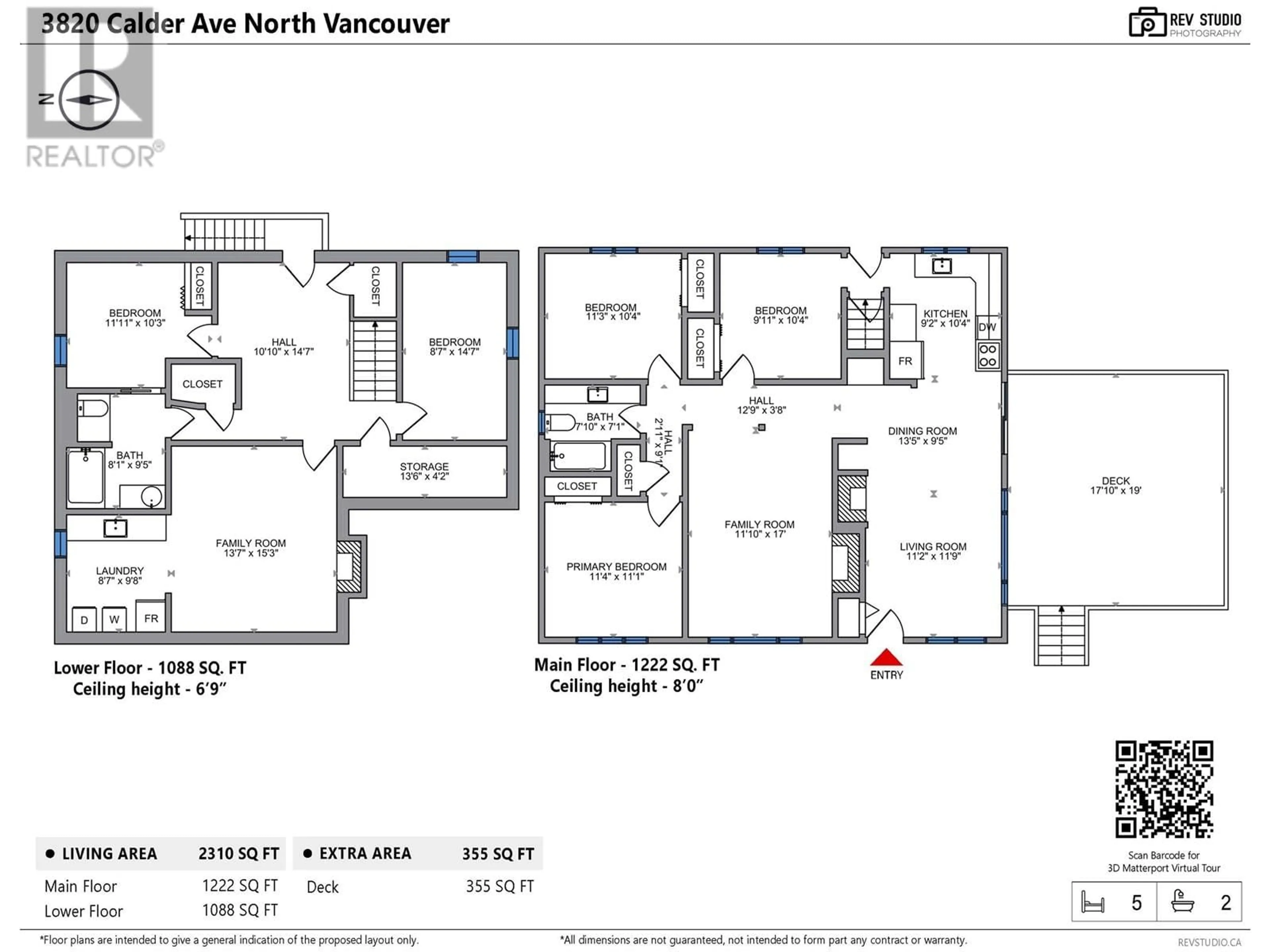 Floor plan for 3820 CALDER AVENUE, North Vancouver British Columbia V7N3S3
