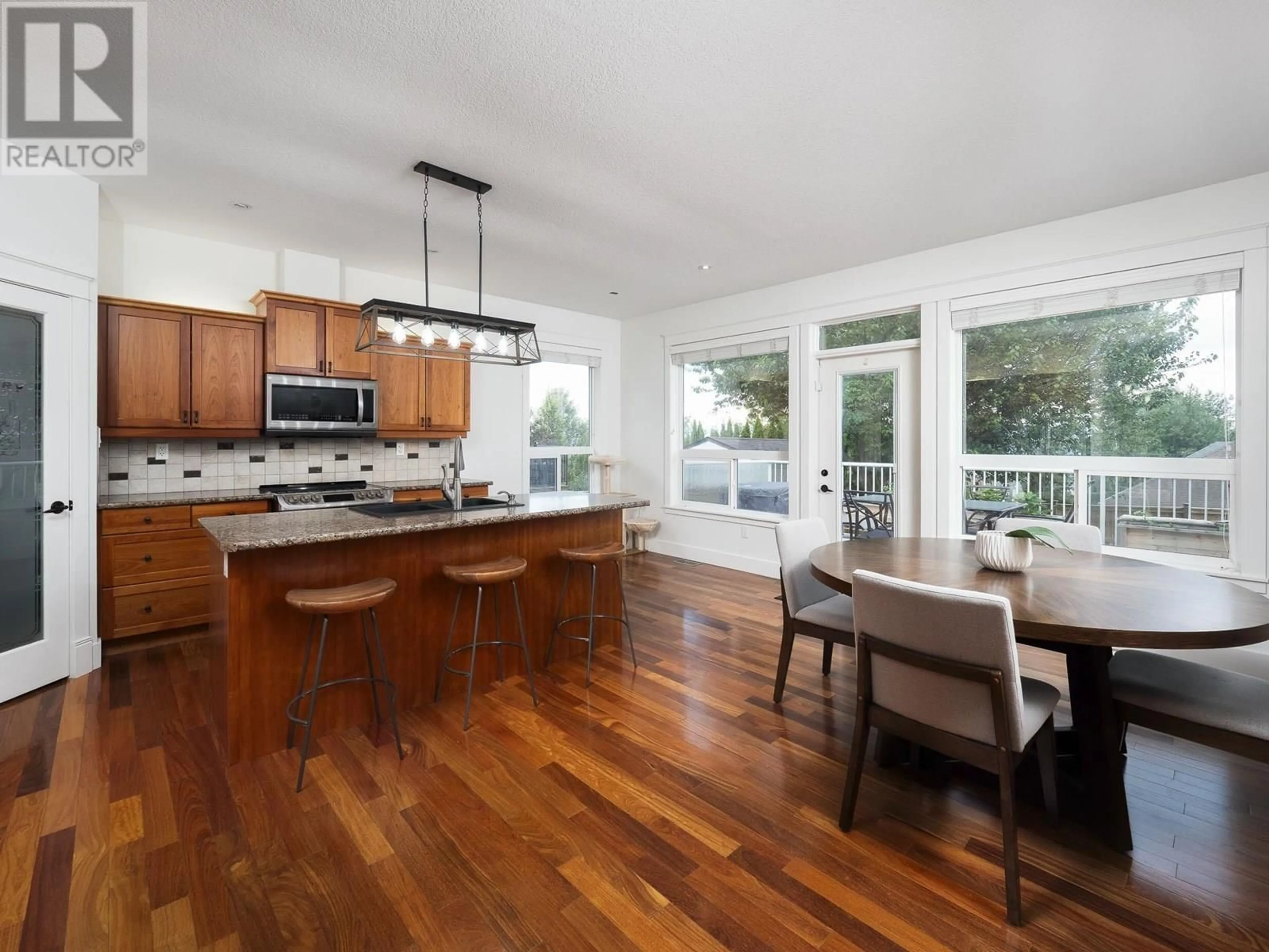 Open concept kitchen, wood/laminate floor for 7656 GRAYSHELL ROAD, Prince George British Columbia V2N0A8
