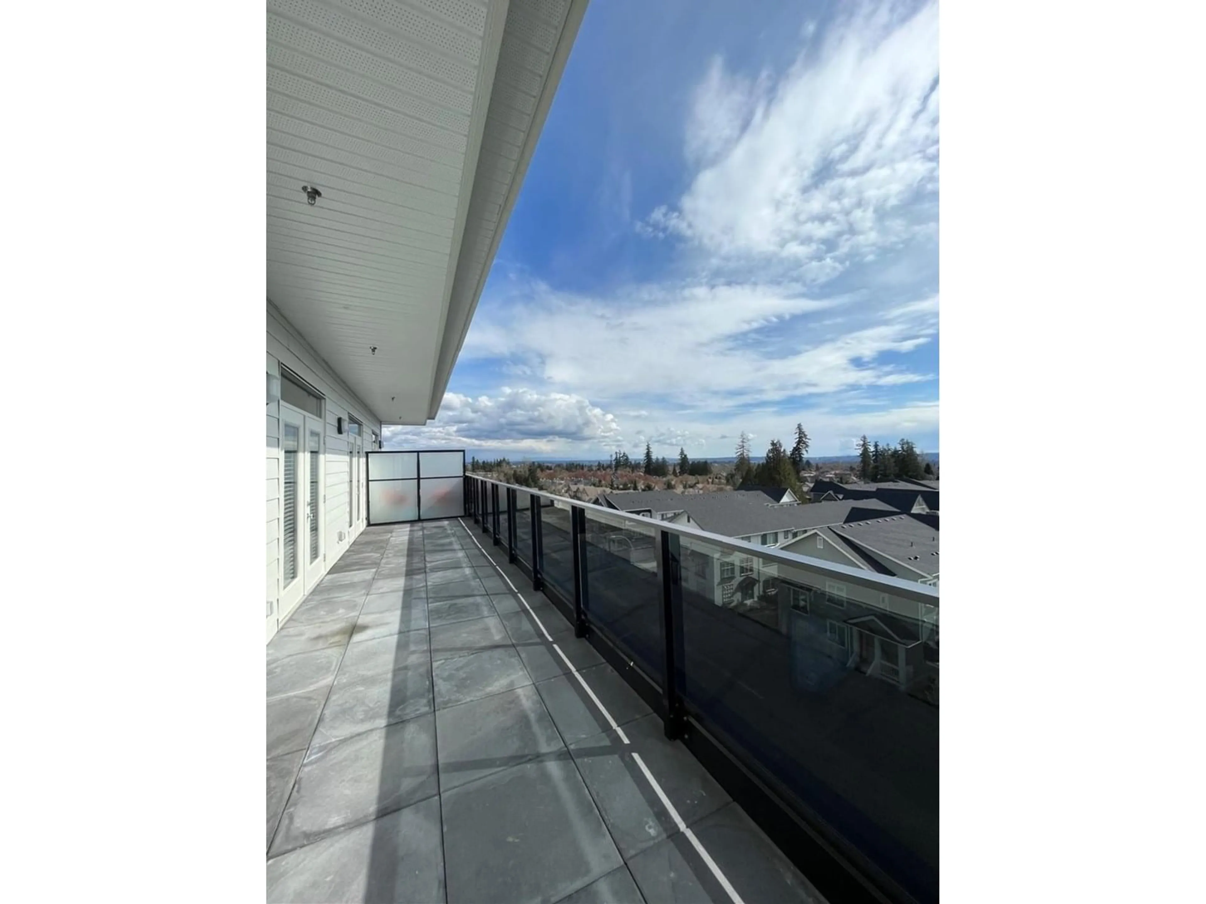 Balcony in the apartment, city buildings view from balcony for 508 - 15835 85, Surrey British Columbia V4N6W6