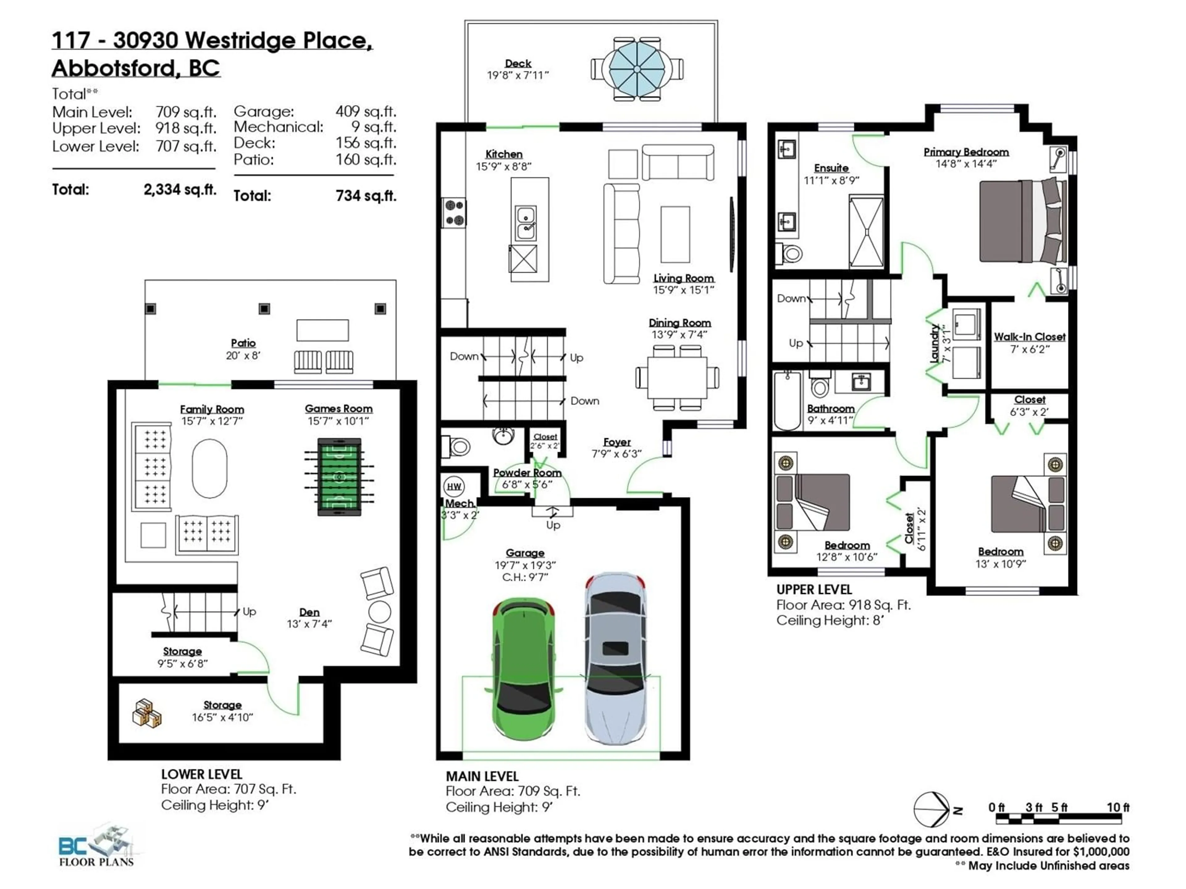 Floor plan for 117 - 30930 WESTRIDGE, Abbotsford British Columbia V2T0H6