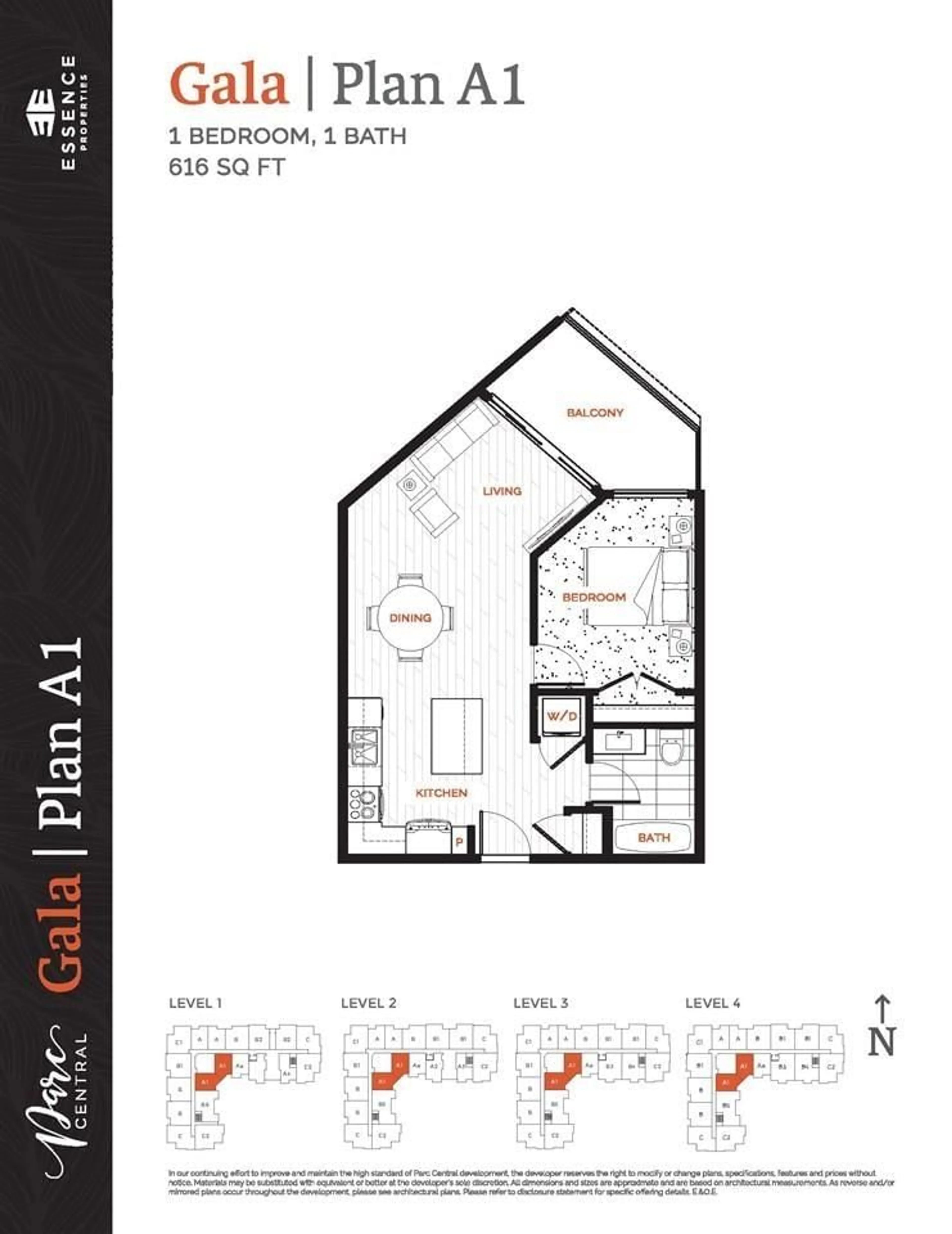Floor plan for 203 - 20356 72B, Langley British Columbia V2Y4J9