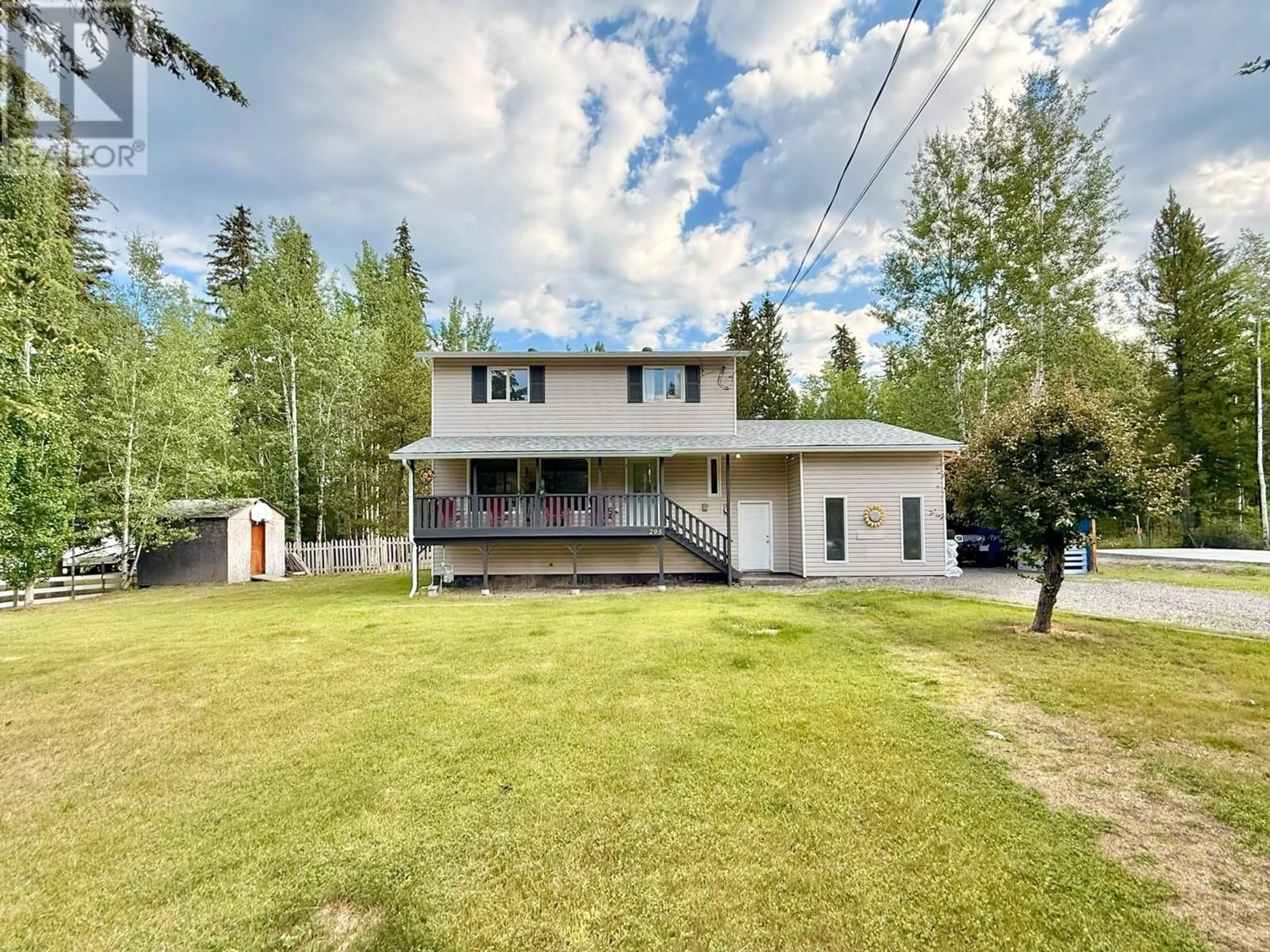 A pic from outside/outdoor area/front of a property/back of a property/a pic from drone, unknown for 295 WESTCOAST ROAD, Williams Lake British Columbia V2G5N3
