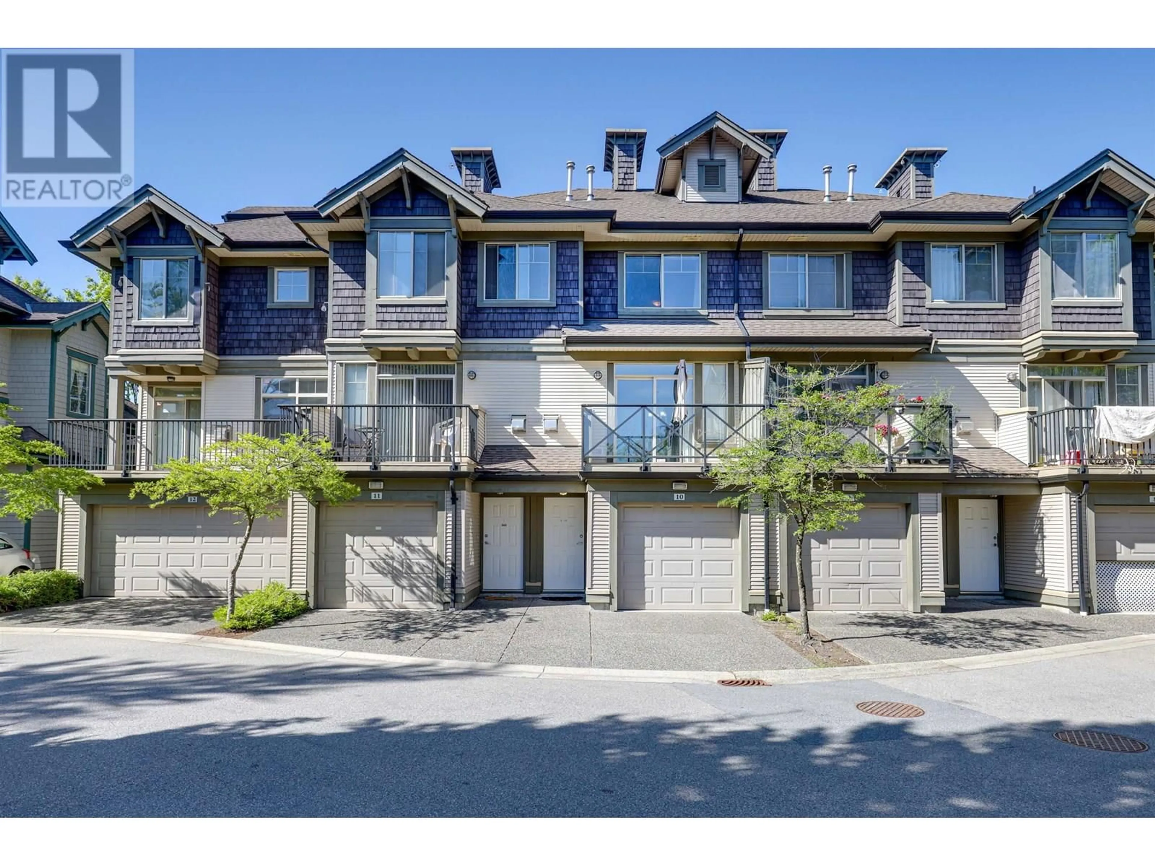 A pic from outside/outdoor area/front of a property/back of a property/a pic from drone, street for 10 - 6233 BIRCH STREET, Richmond British Columbia V6Y4H3