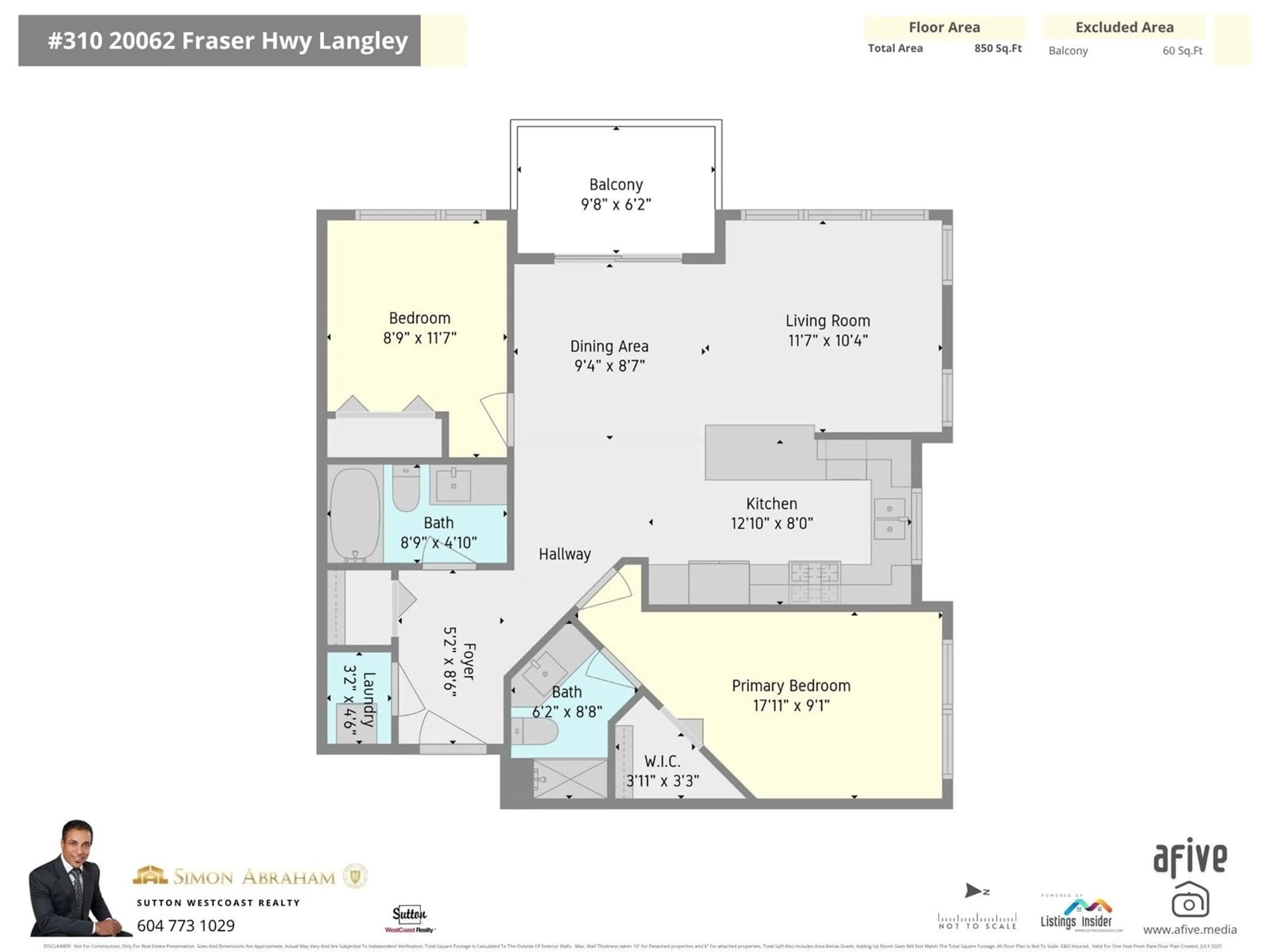 Floor plan for 310 - 20062 FRASER, Langley British Columbia V3A0E6