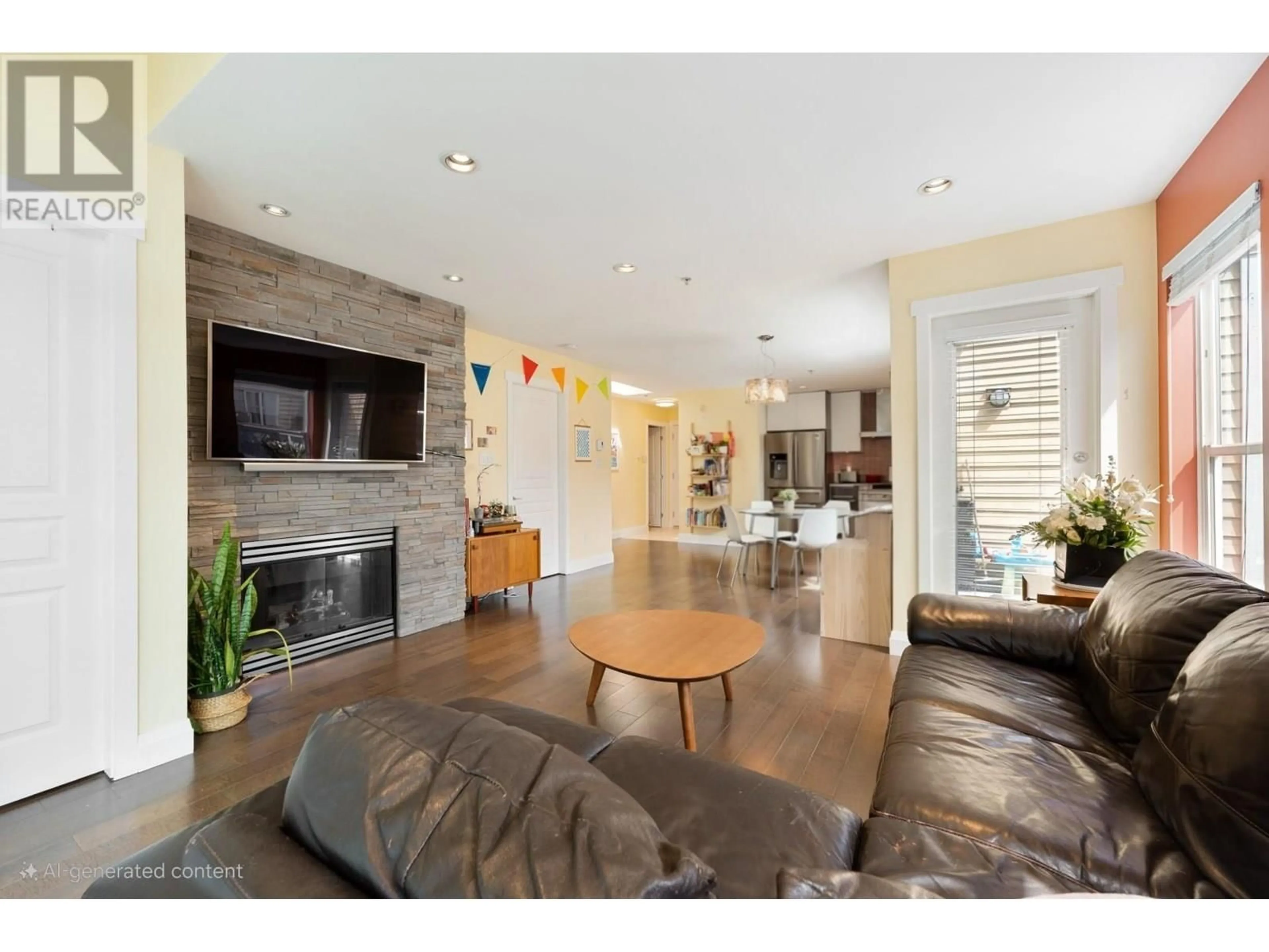 Living room with furniture, wood/laminate floor for 401 - 2929 4TH AVENUE, Vancouver British Columbia V6K4T3