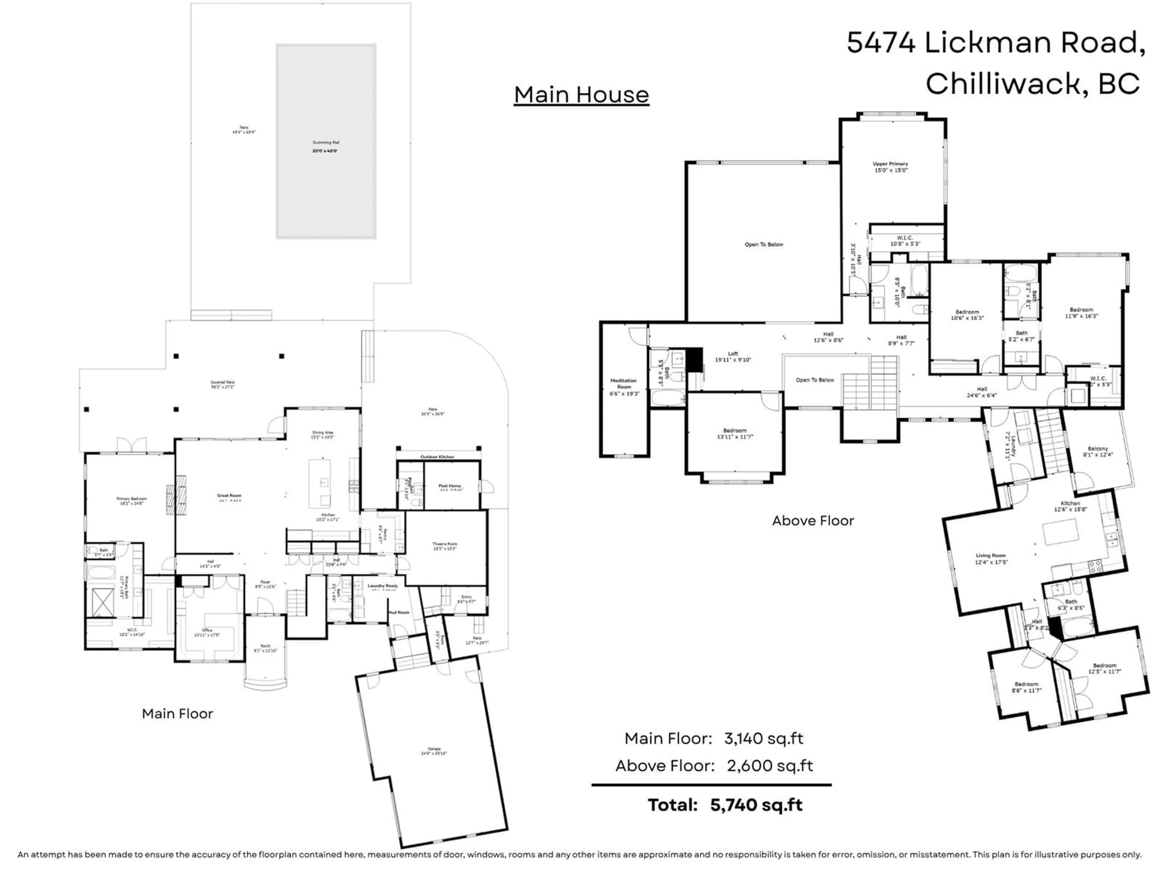 Floor plan for 5474 LICKMAN ROAD, Sardis - Greendale British Columbia V2R4P8