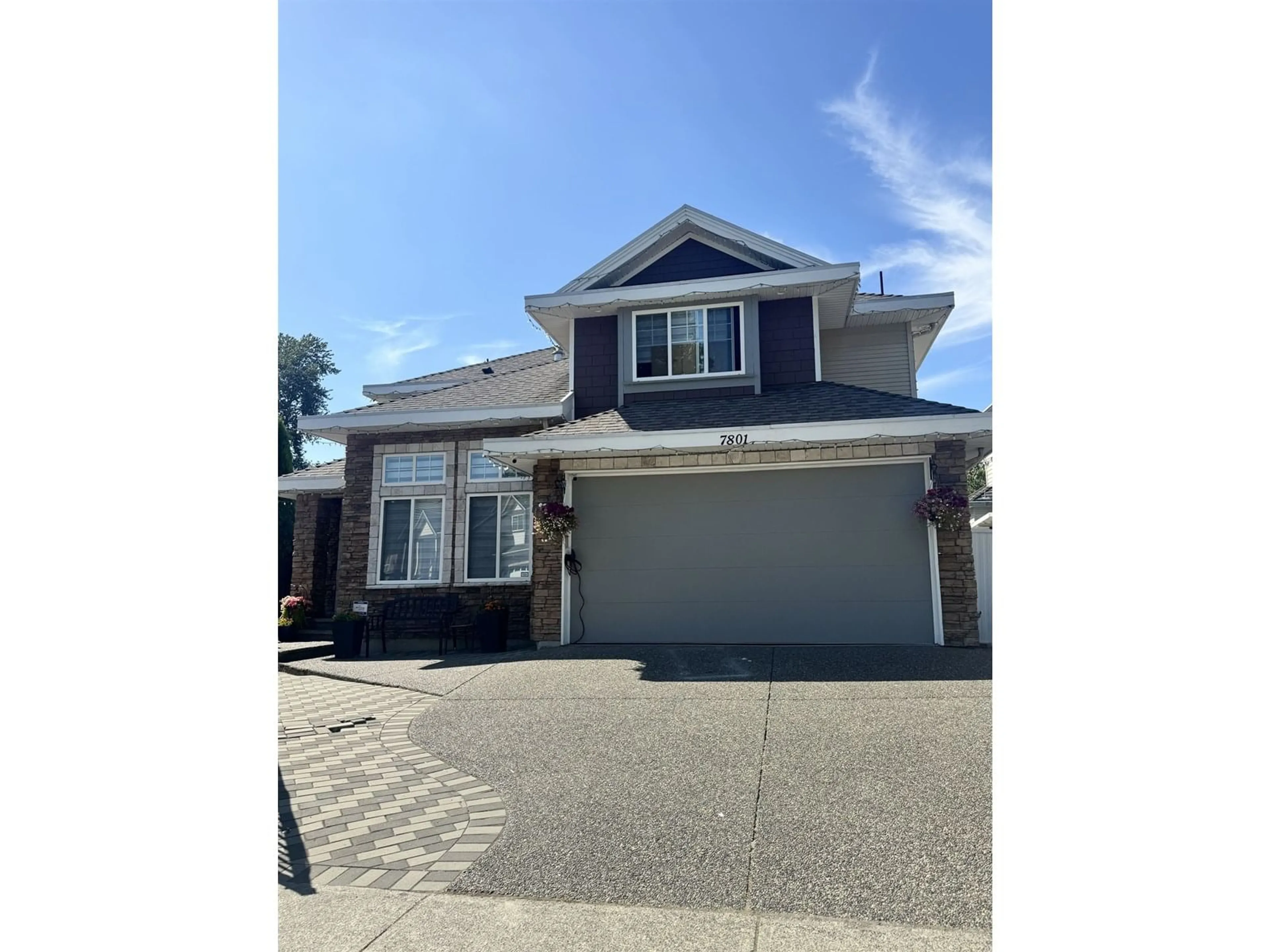 Home with vinyl exterior material, street for 7801 146A, Surrey British Columbia V3S2T4