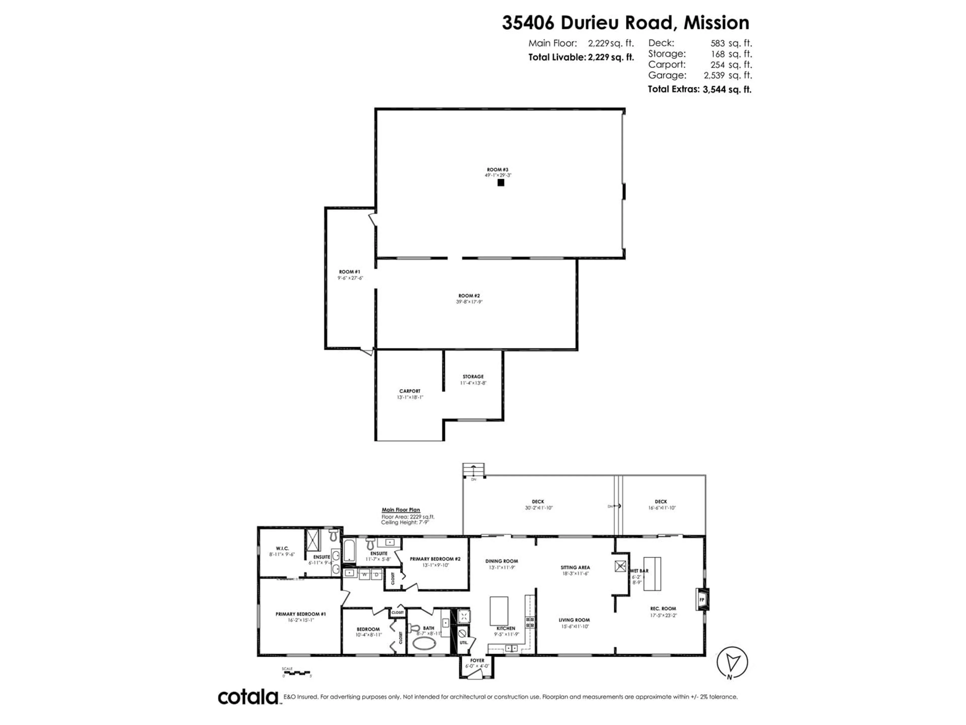 Floor plan for 35406 DURIEU, Mission British Columbia V2V7L1