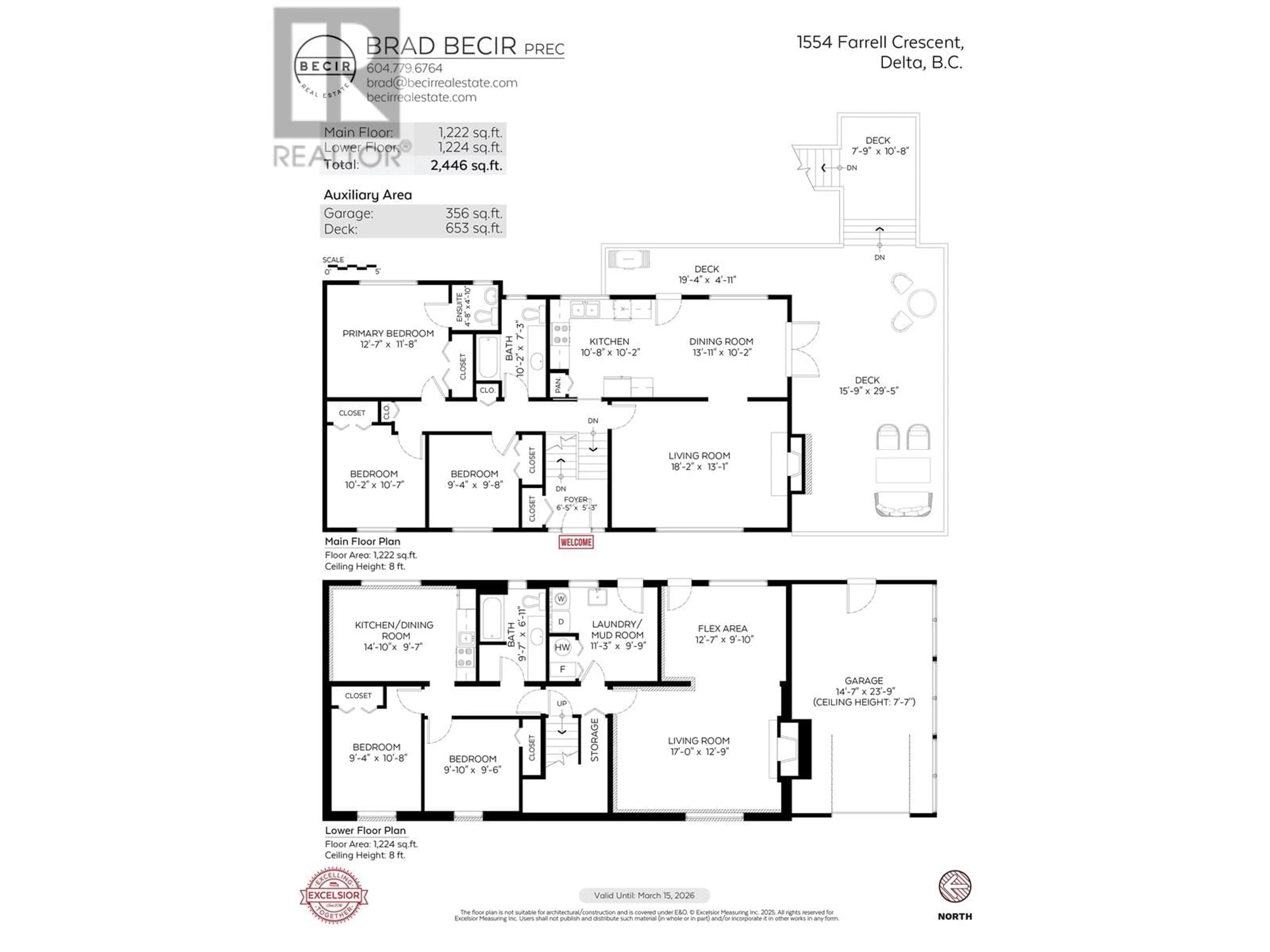 Floor plan for 1554 FARRELL CRESCENT, Delta British Columbia V4L1T8