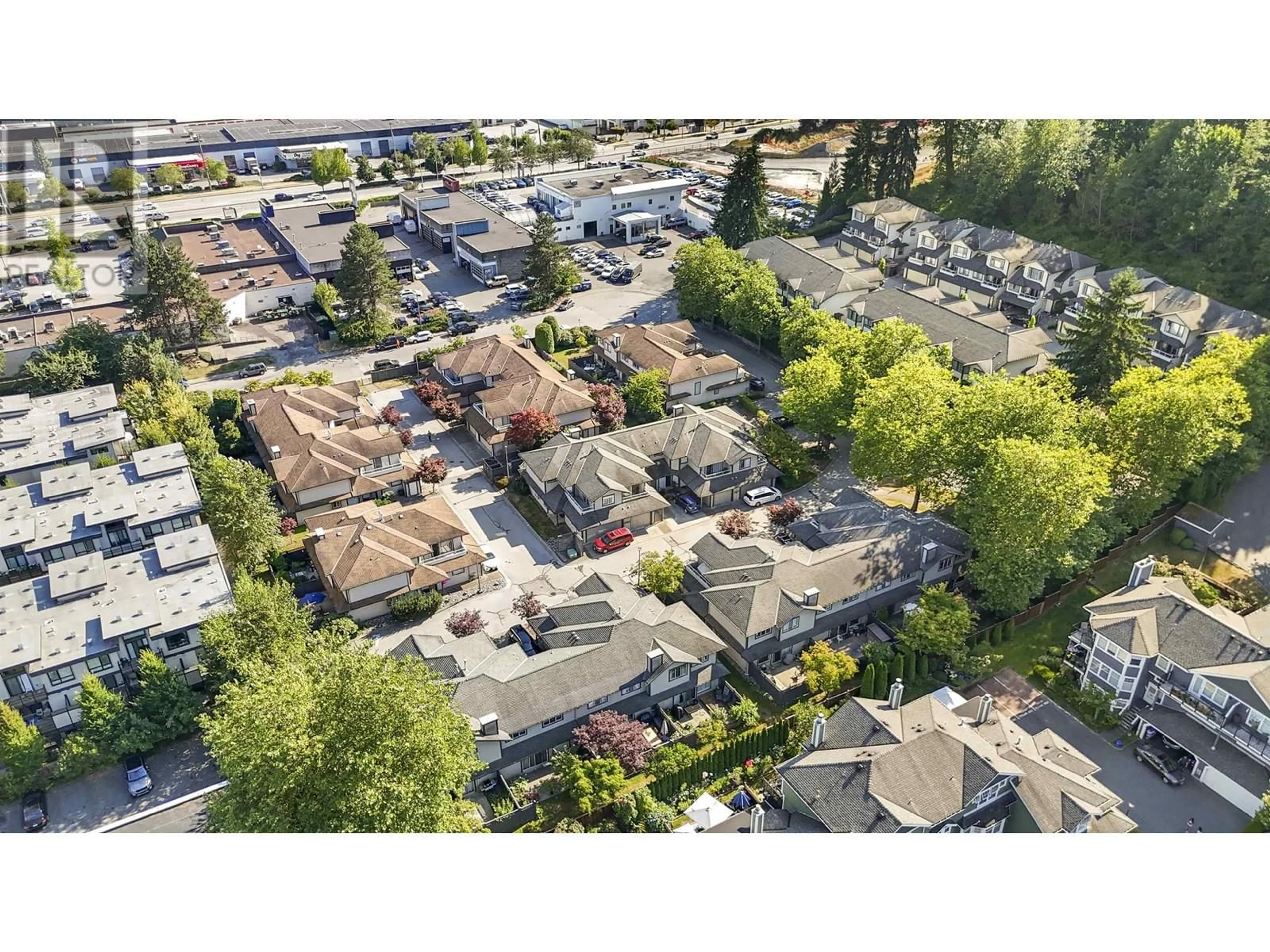 A pic from outside/outdoor area/front of a property/back of a property/a pic from drone, street for 7 - 2561 RUNNEL DRIVE, Coquitlam British Columbia V3E2S3