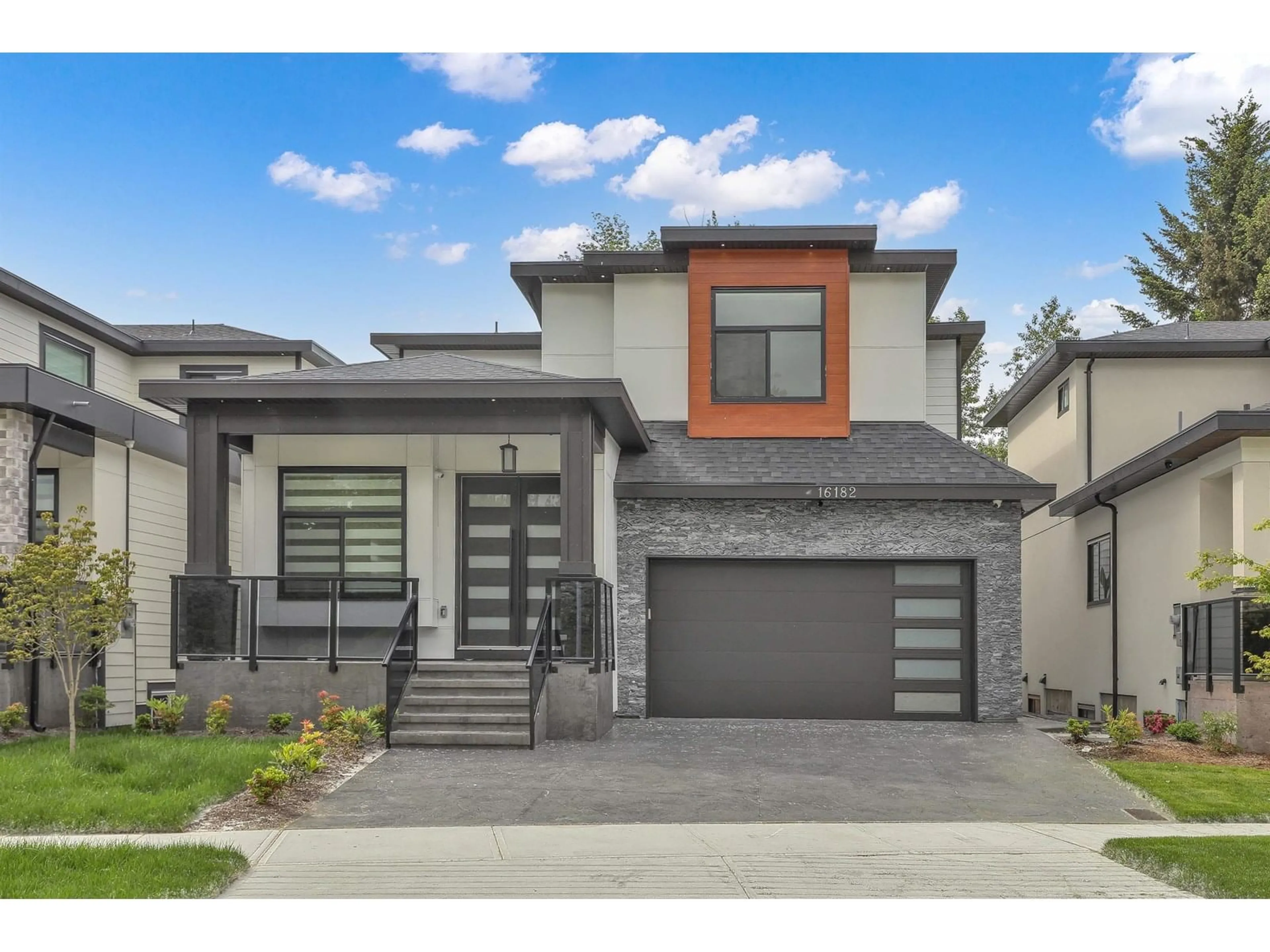 Home with brick exterior material, street for 16182 78, Surrey British Columbia V4N0X4