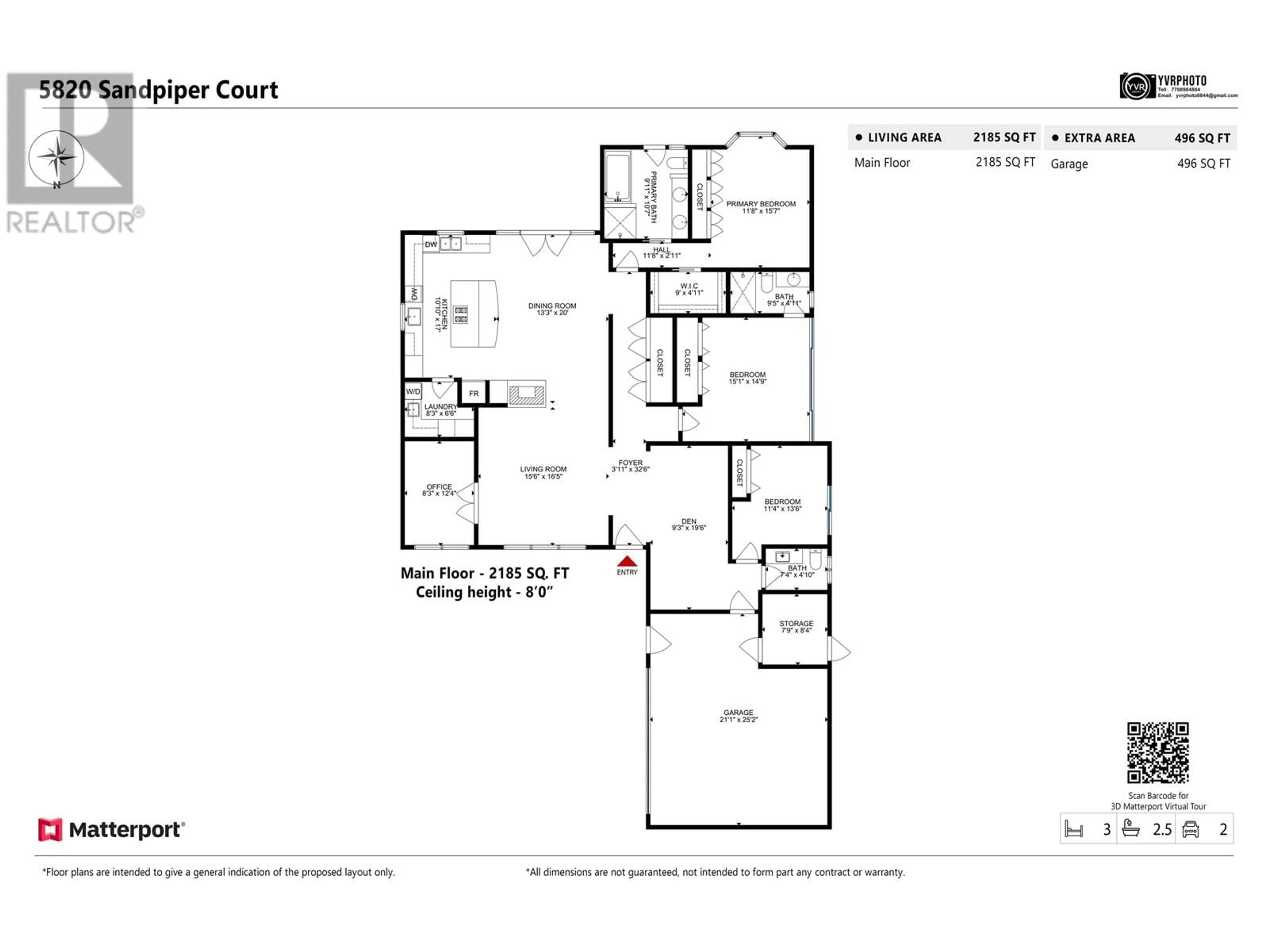 Floor plan for 5820 SANDPIPER COURT, Richmond British Columbia V7E3P7