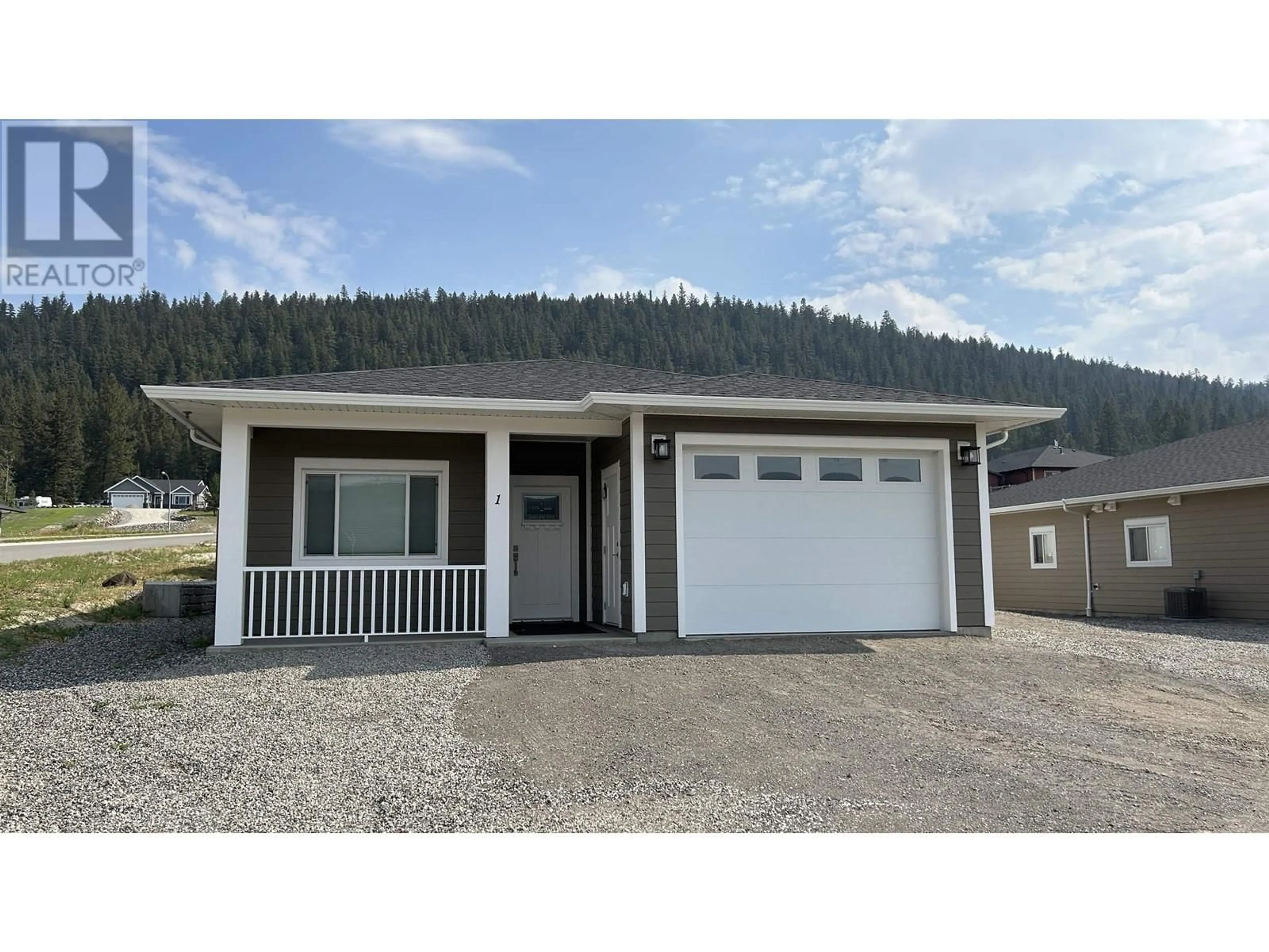 Home with vinyl exterior material, unknown for 1 - 105 FOREST RIDGE ROAD, 100 Mile House British Columbia V0K2E0