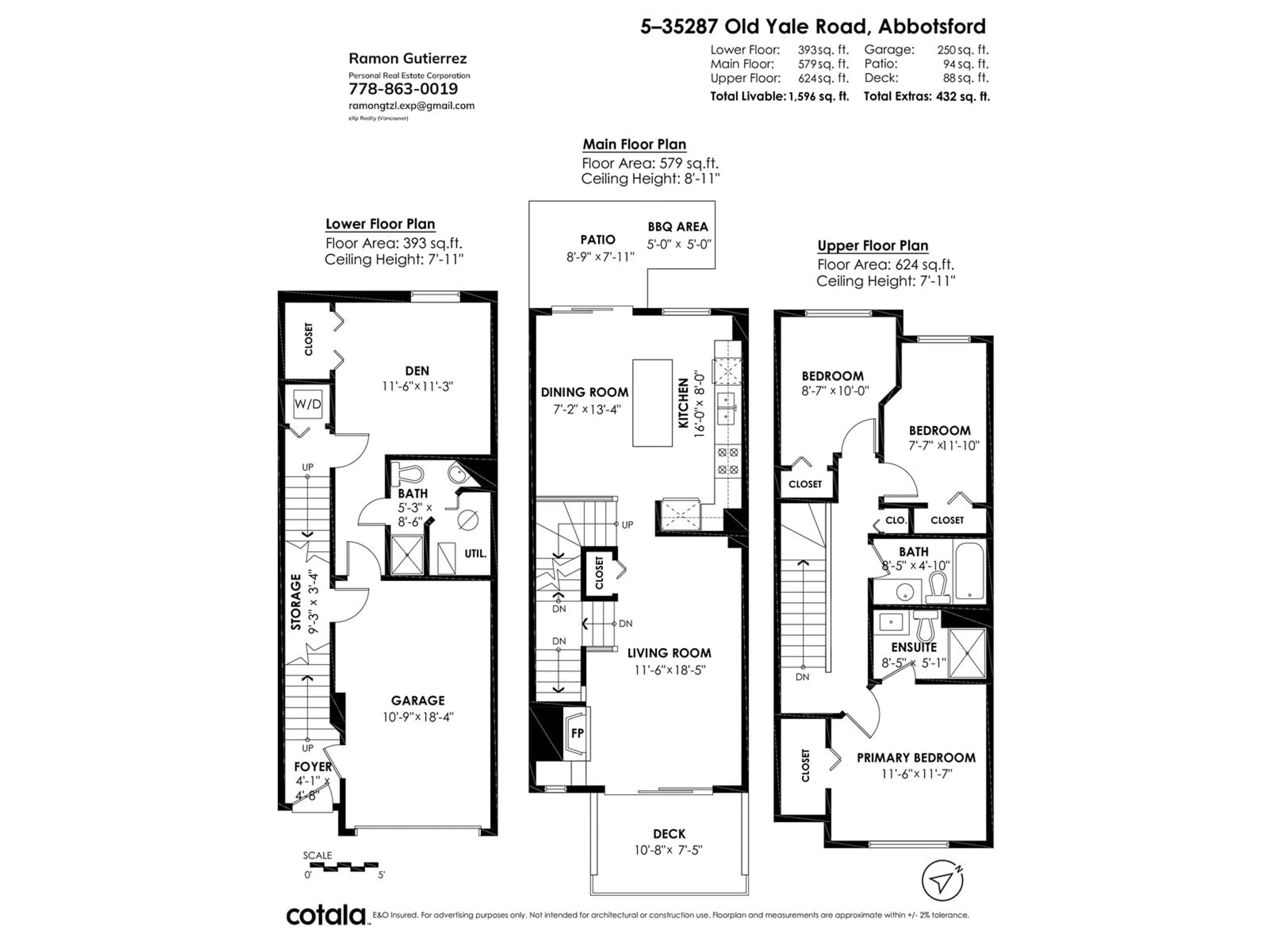 Floor plan for 5 - 35287 OLD YALE, Abbotsford British Columbia V3G8H5