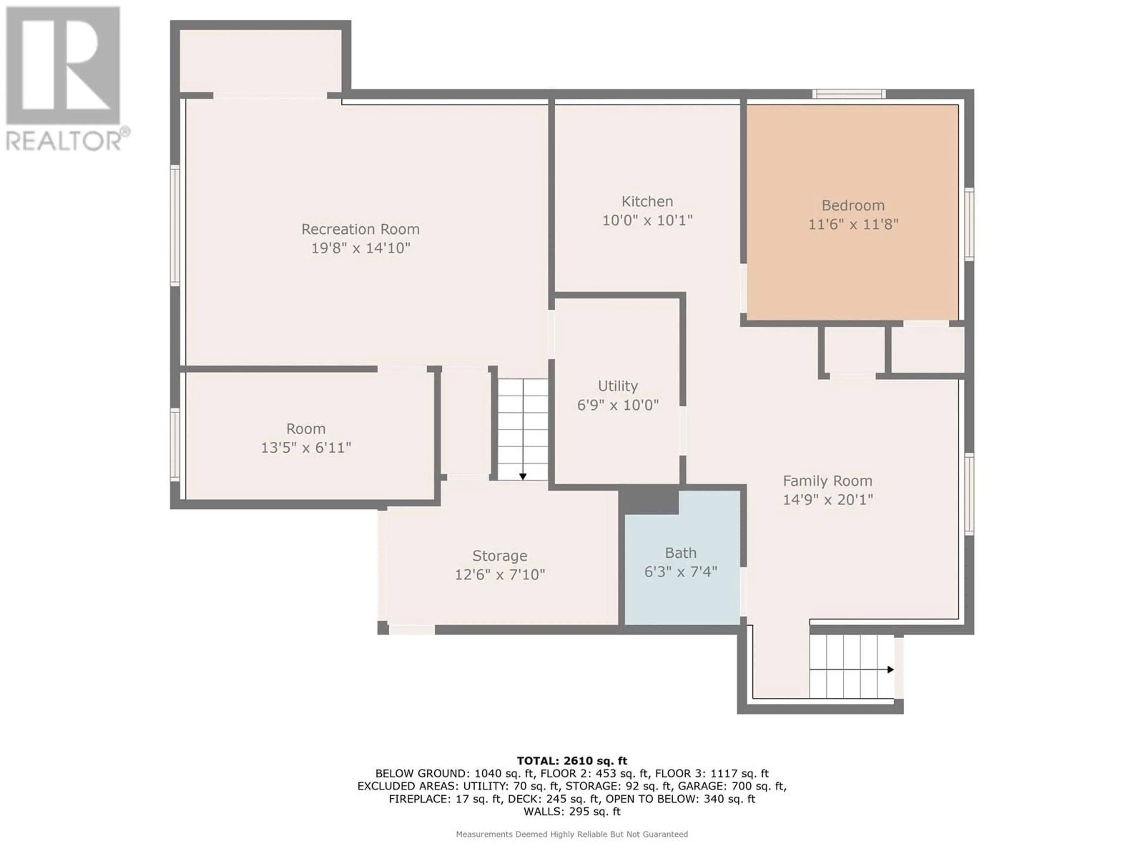 Floor plan for 6831 WESTMOUNT DRIVE, Prince George British Columbia V2N6R5