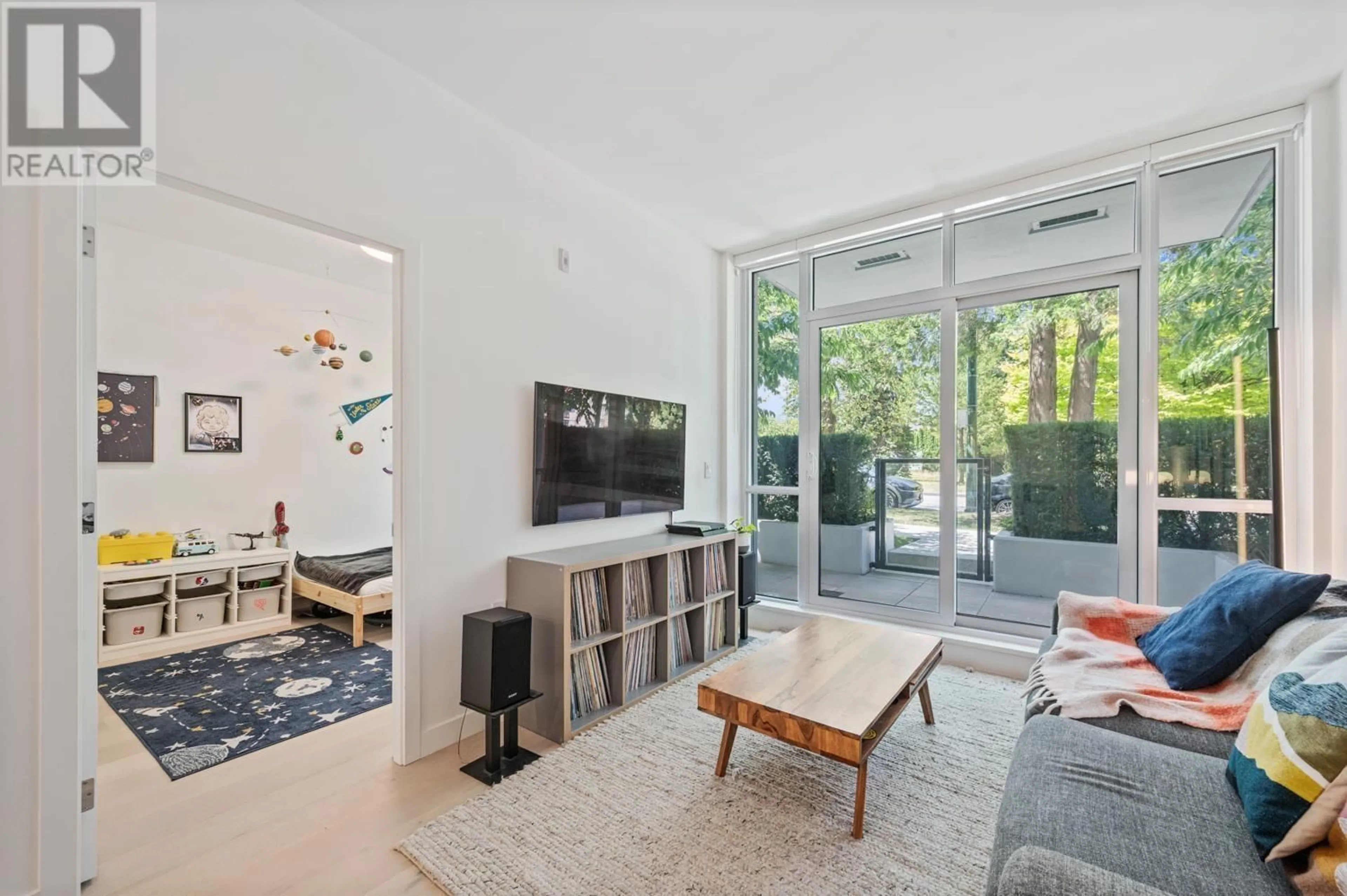 Living room with furniture, unknown for 106 - 4240 CAMBIE STREET, Vancouver British Columbia V5Z0K6