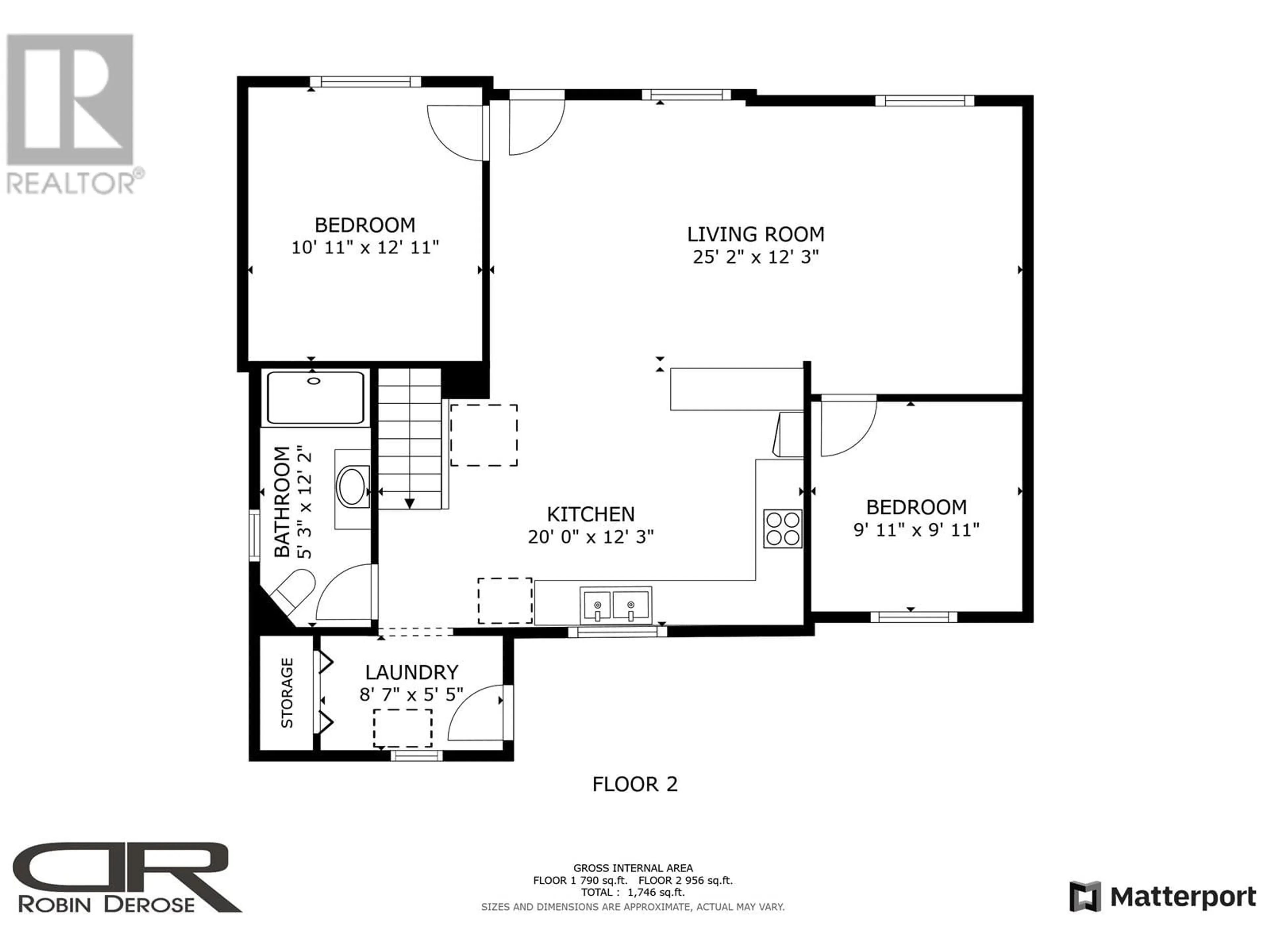 Floor plan for 8811 78A STREET, Fort St. John British Columbia V1J3B3