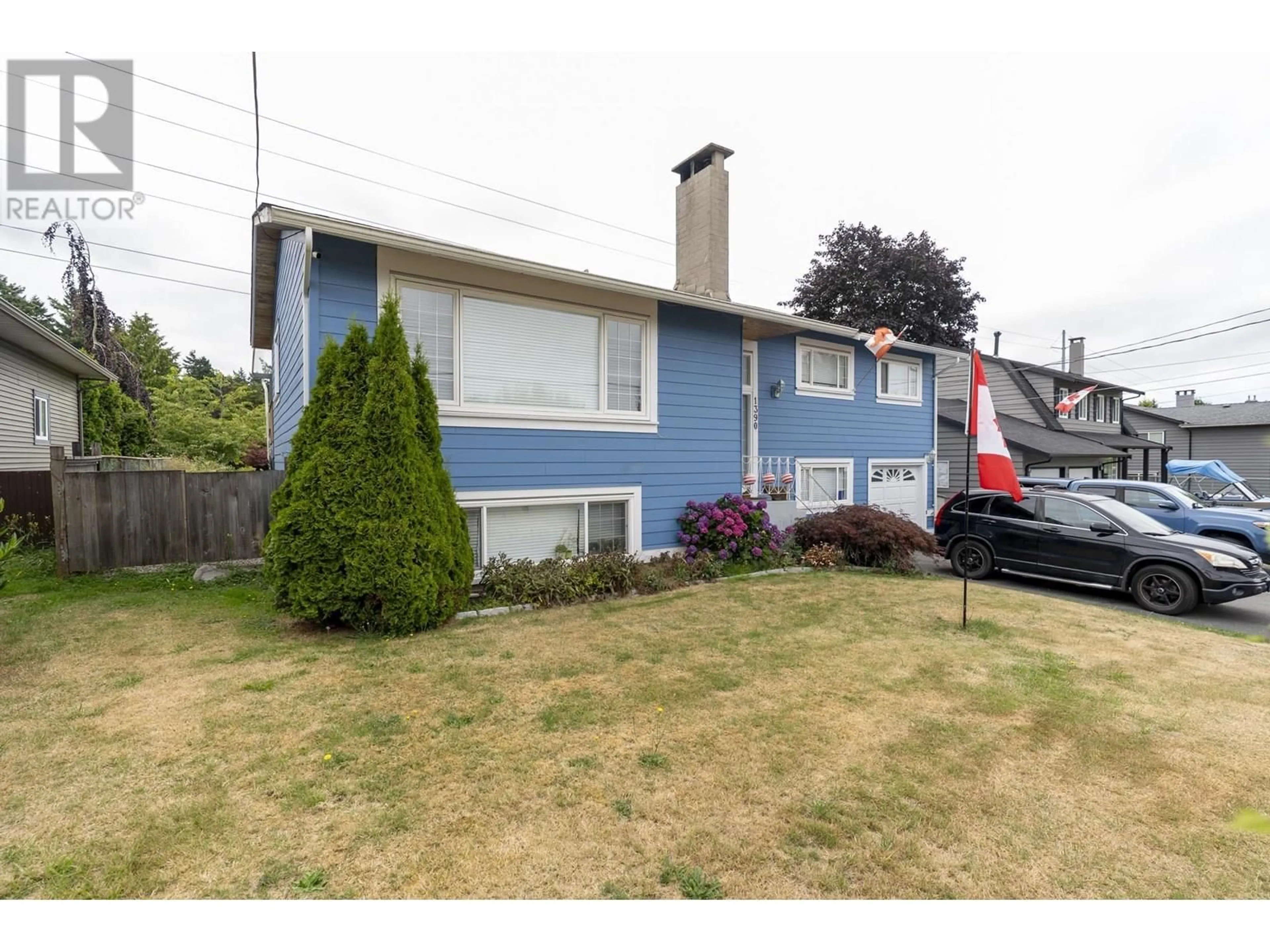 A pic from outside/outdoor area/front of a property/back of a property/a pic from drone, street for 1390 53A STREET, Delta British Columbia V4M3E6