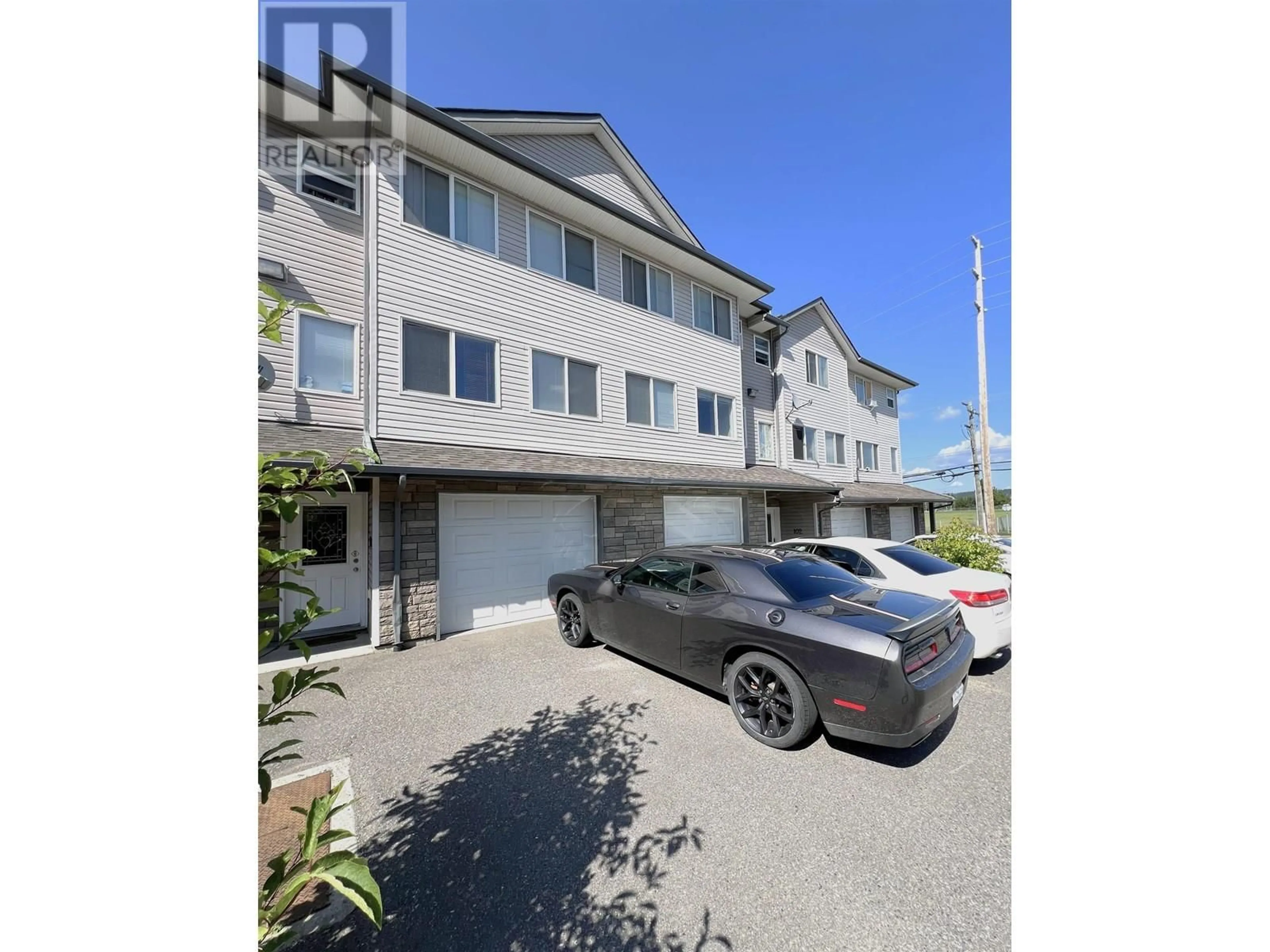 A pic from outside/outdoor area/front of a property/back of a property/a pic from drone, street for 104 - 3257 WESTWOOD DRIVE, Prince George British Columbia V2N1S4
