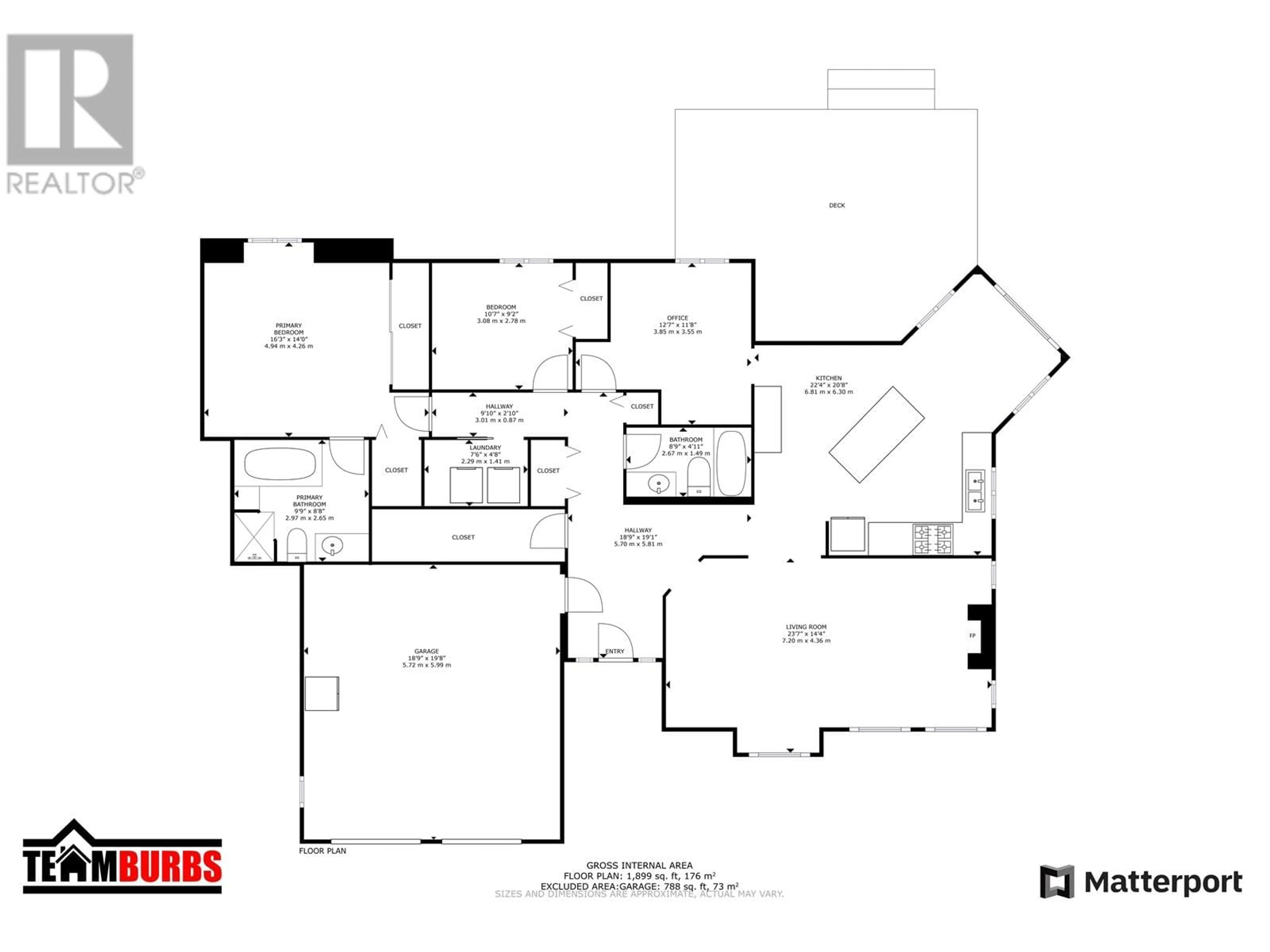 Floor plan for 102 - 1702 DYKE ROAD, Quesnel British Columbia V2J6A4