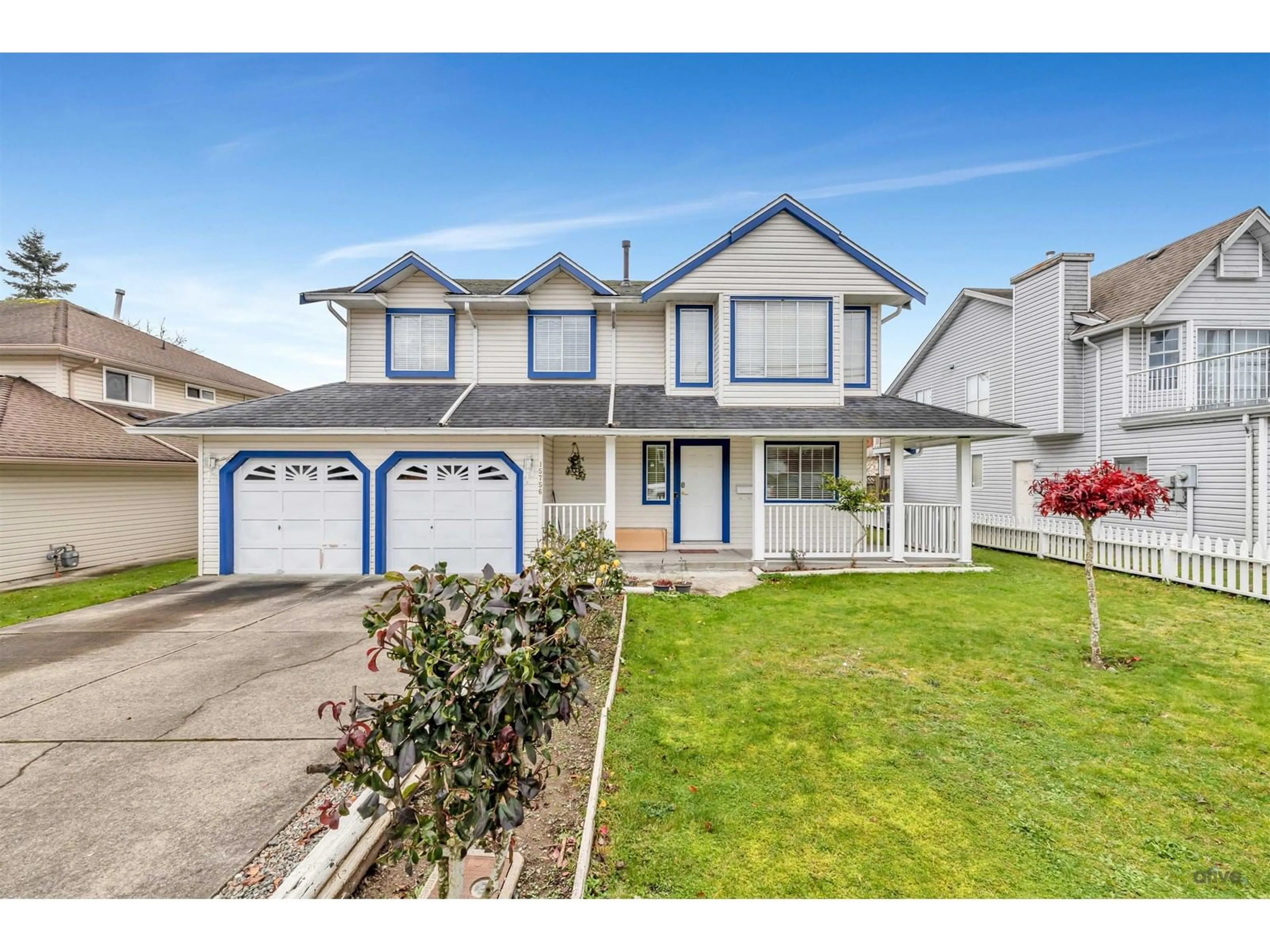 Home with vinyl exterior material, street for 15756 82, Surrey British Columbia V4N0R7