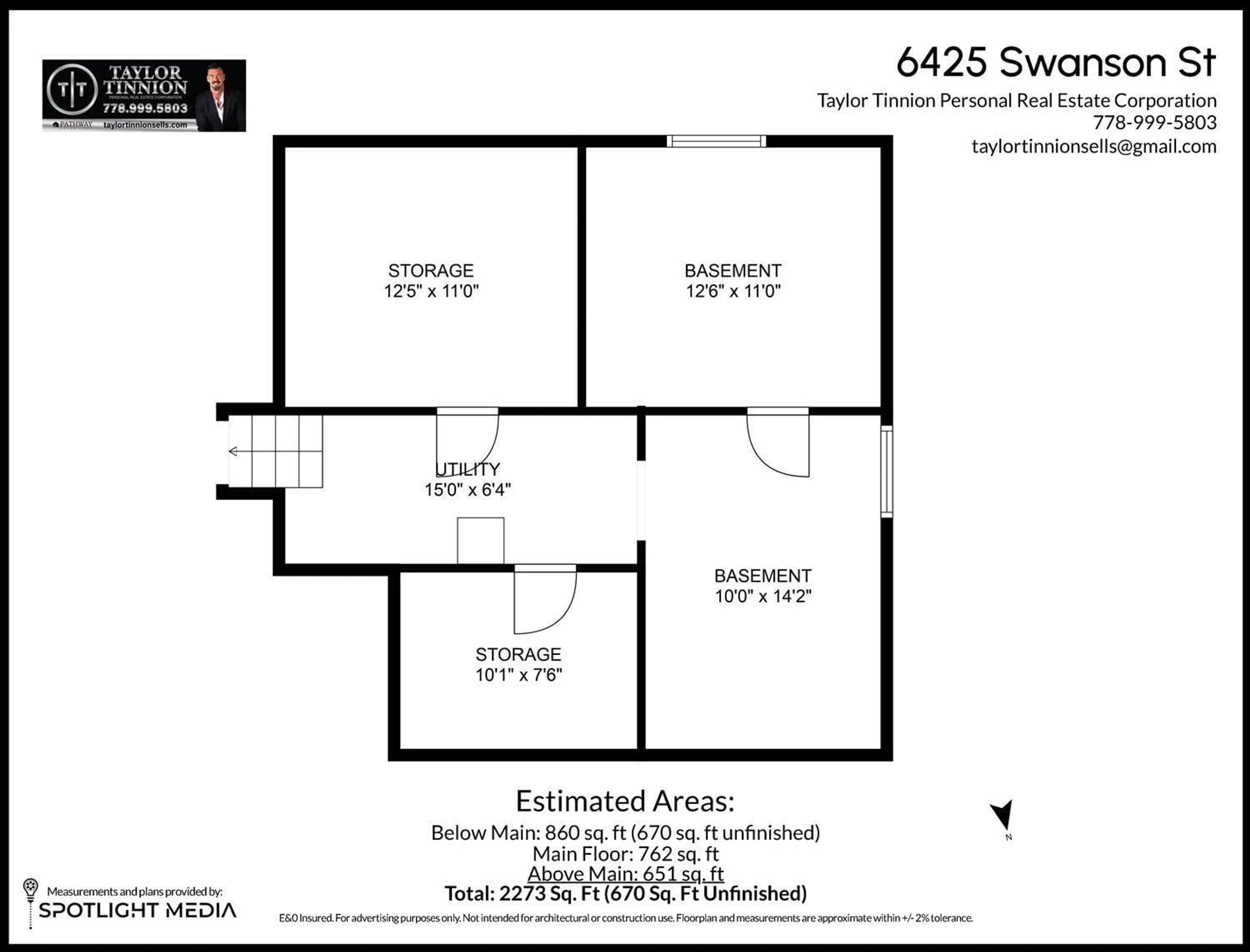 Floor plan for 6425 SWANSON STREET, Chilliwack British Columbia V2R1R2