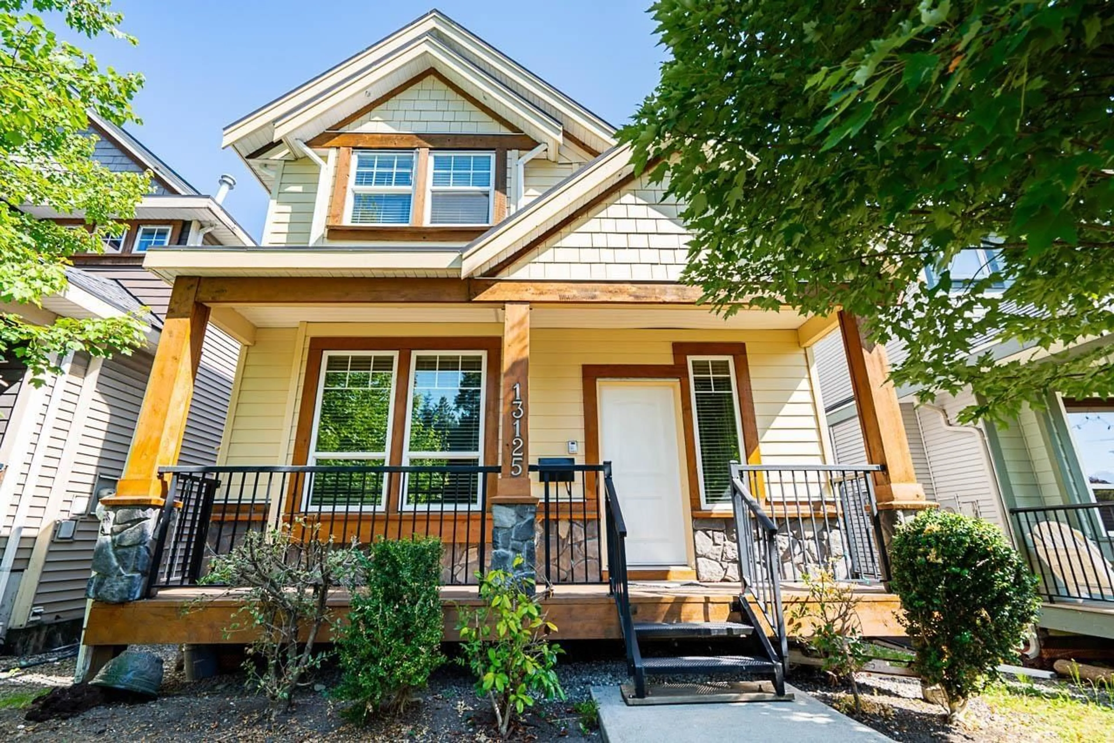 Home with vinyl exterior material, street for 13125 108, Surrey British Columbia V3T2J2