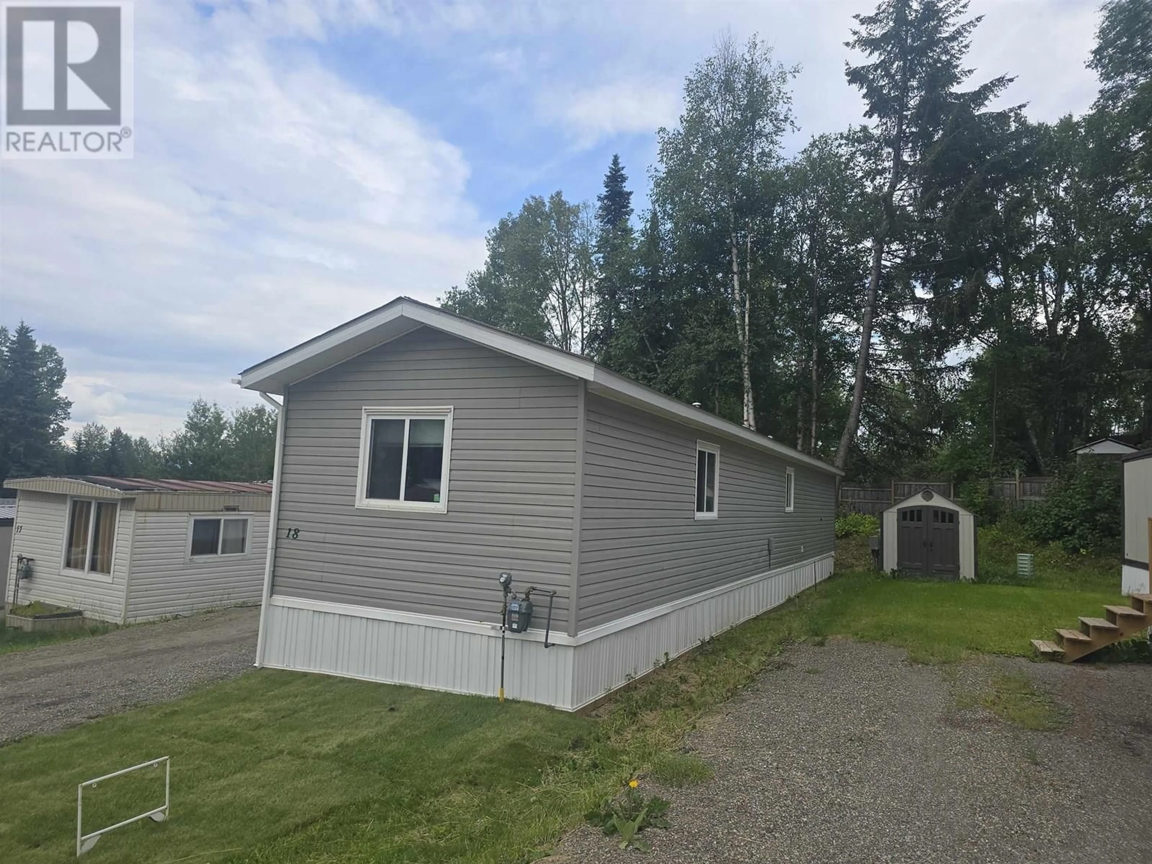 Home with vinyl exterior material, unknown for 18 - 7170 HART HIGHWAY, Prince George British Columbia V2K3A8