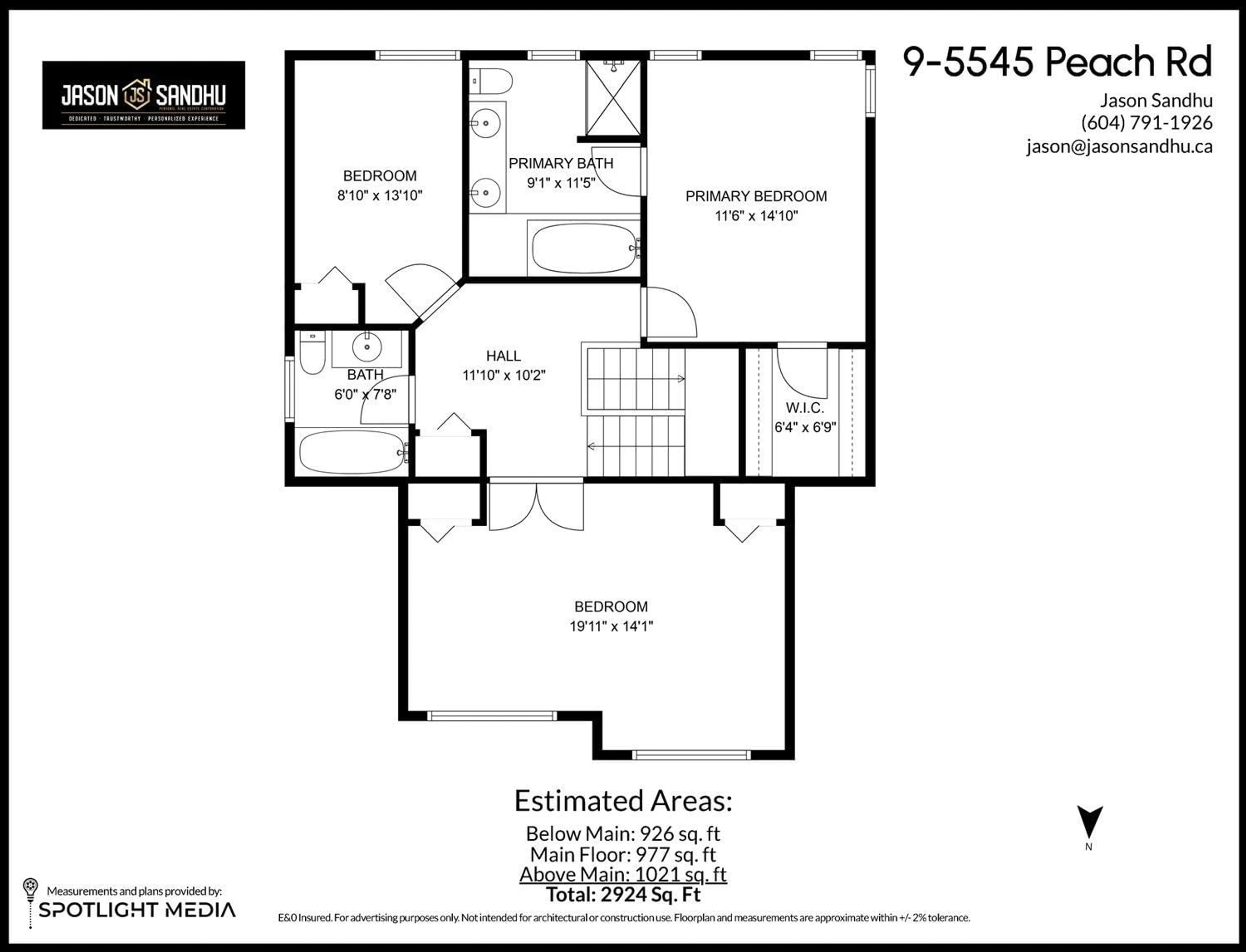 Floor plan for 9 - 5545 PEACH ROAD, Chilliwack British Columbia V2R5Y5
