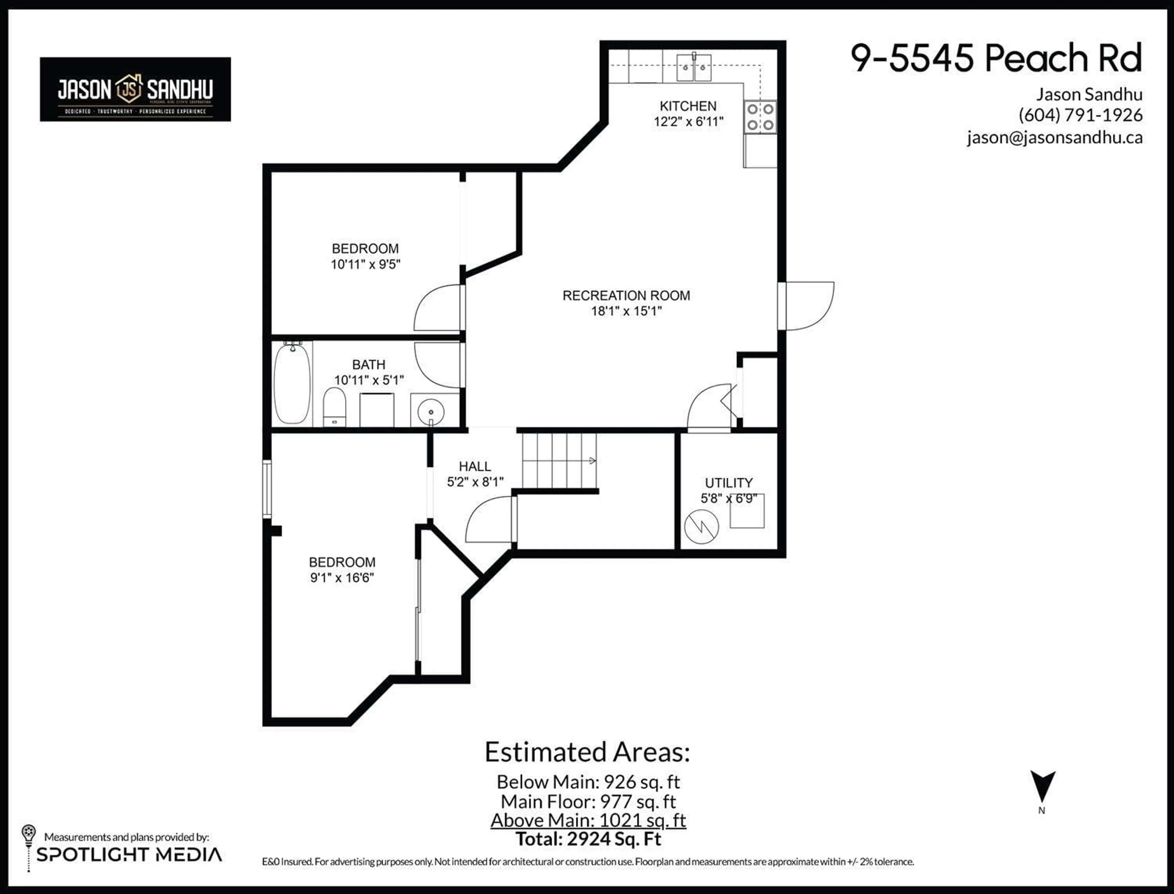 Floor plan for 9 - 5545 PEACH ROAD, Chilliwack British Columbia V2R5Y5